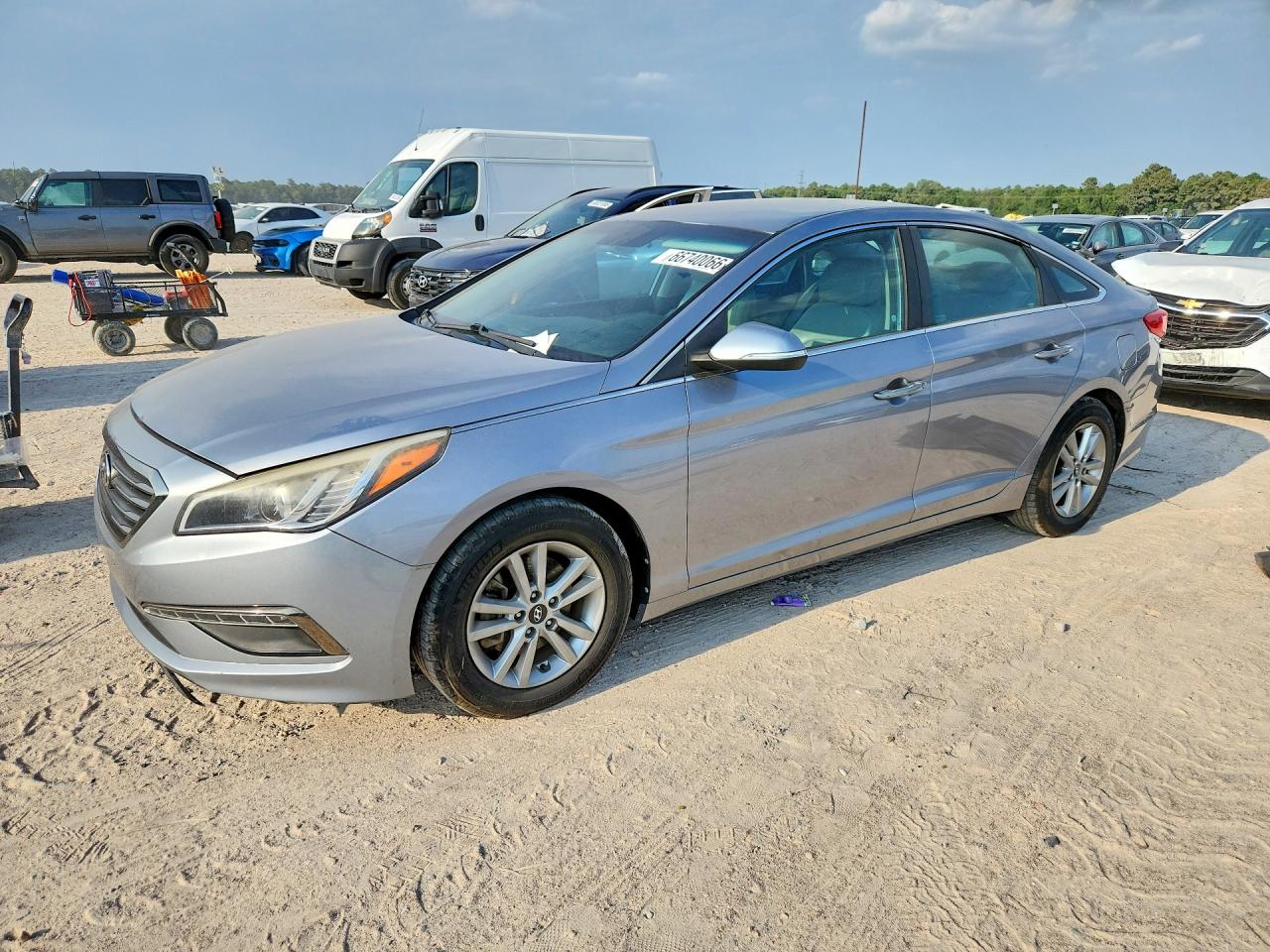 2015 Hyundai Sonata Eco Silver vin: 5NPE24AA4FH111502