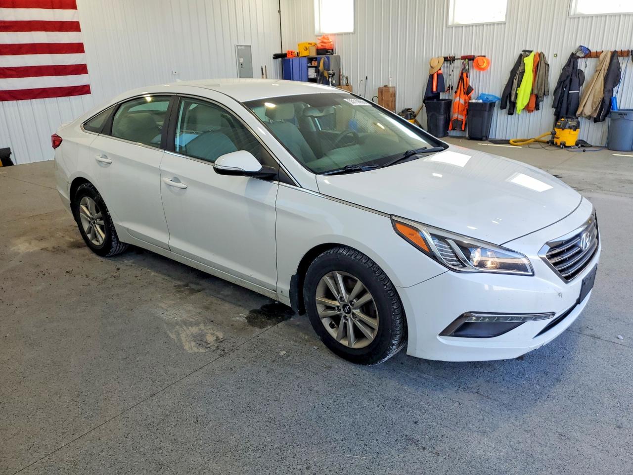 2015 Hyundai Sonata Eco White vin: 5NPE24AA4FH173658