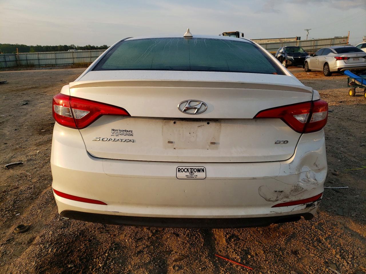 2015 Hyundai Sonata Eco White vin: 5NPE24AA5FH128776