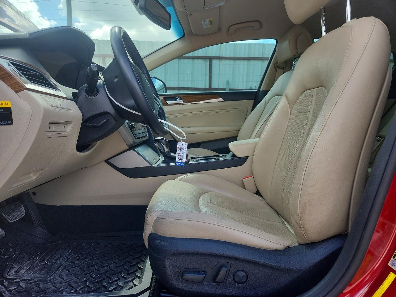 2015 Hyundai Sonata Eco Burgundy vin: 5NPE24AA5FH129653