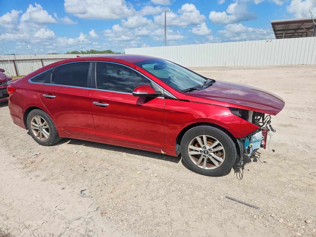 2015 Hyundai Sonata Eco Burgundy vin: 5NPE24AA5FH129653
