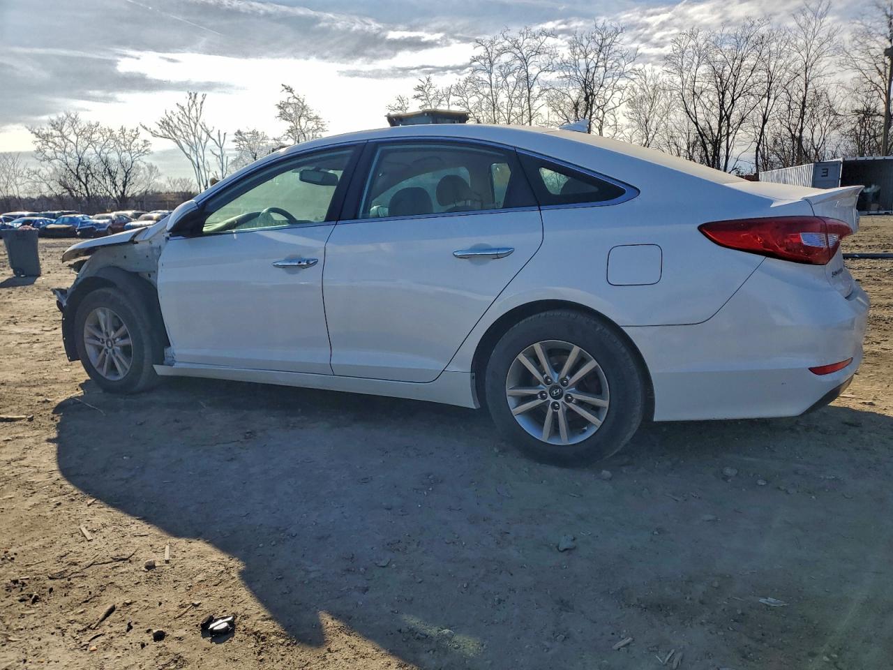 2015 Hyundai Sonata Eco White vin: 5NPE24AA5FH134531