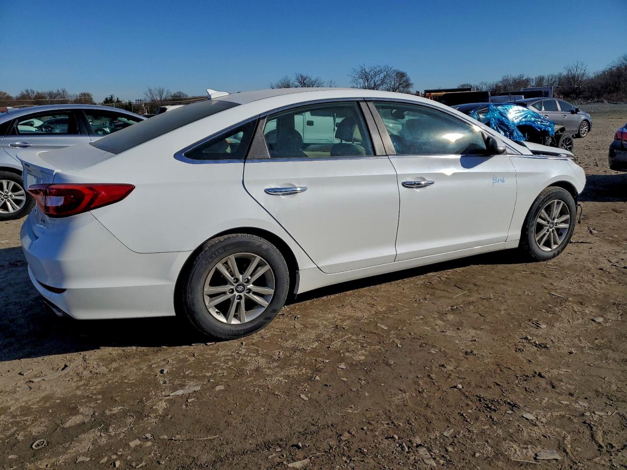 2015 Hyundai Sonata Eco White vin: 5NPE24AA5FH134531