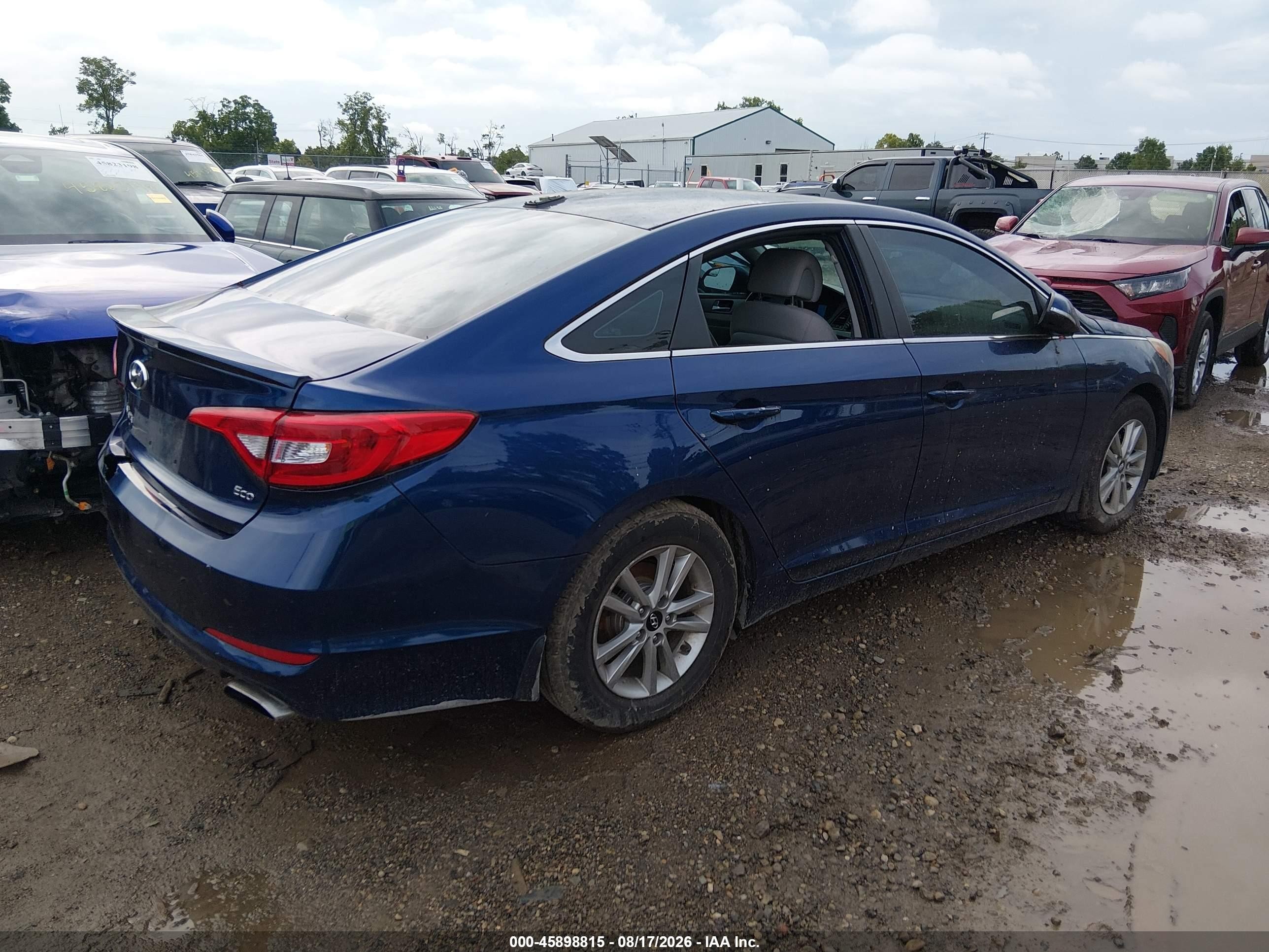 2015 Hyundai Sonata Eco Blue vin: 5NPE24AA5FH153709