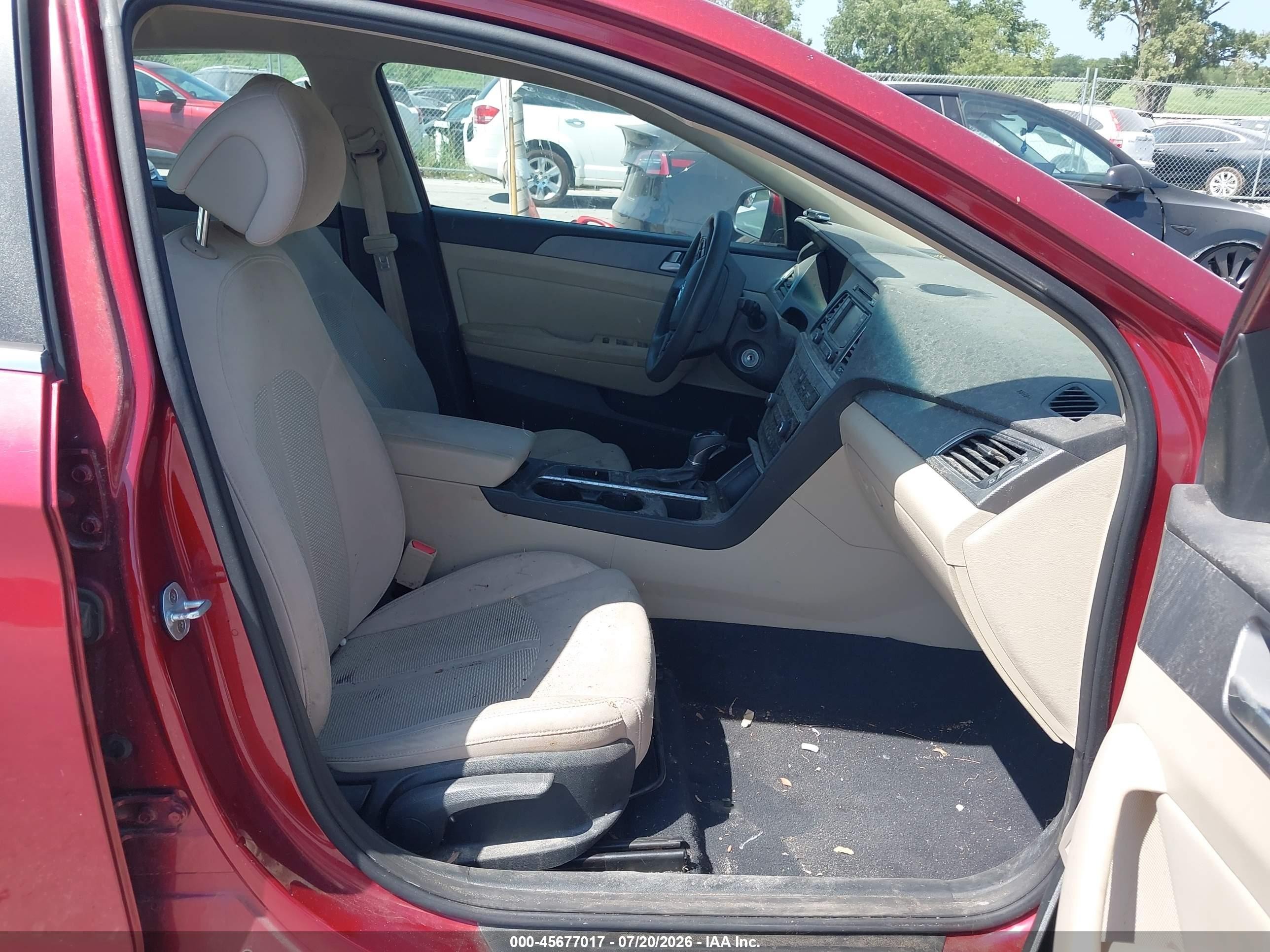 2015 Hyundai Sonata Eco Red vin: 5NPE24AA5FH153810