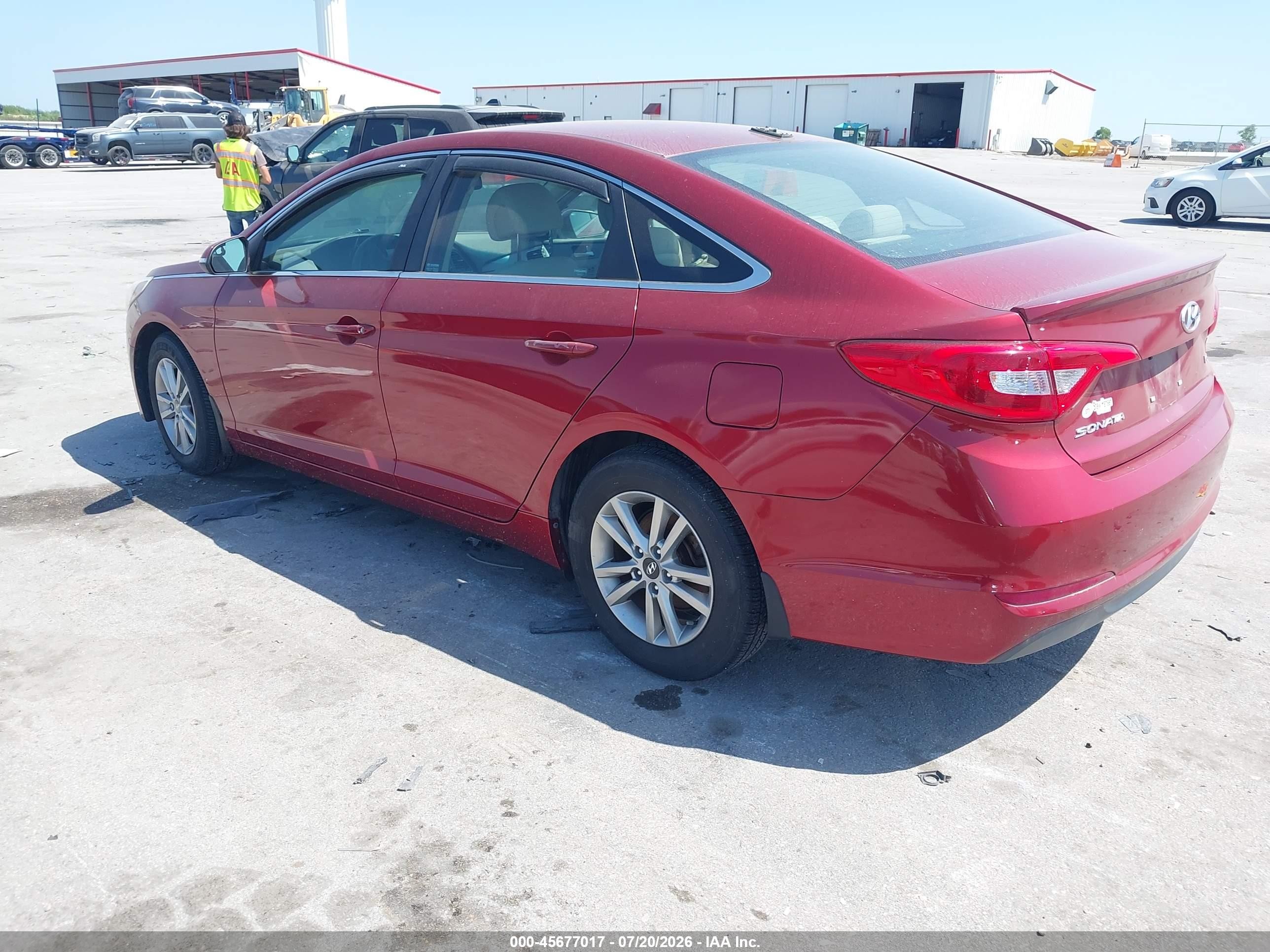 2015 Hyundai Sonata Eco Red vin: 5NPE24AA5FH153810