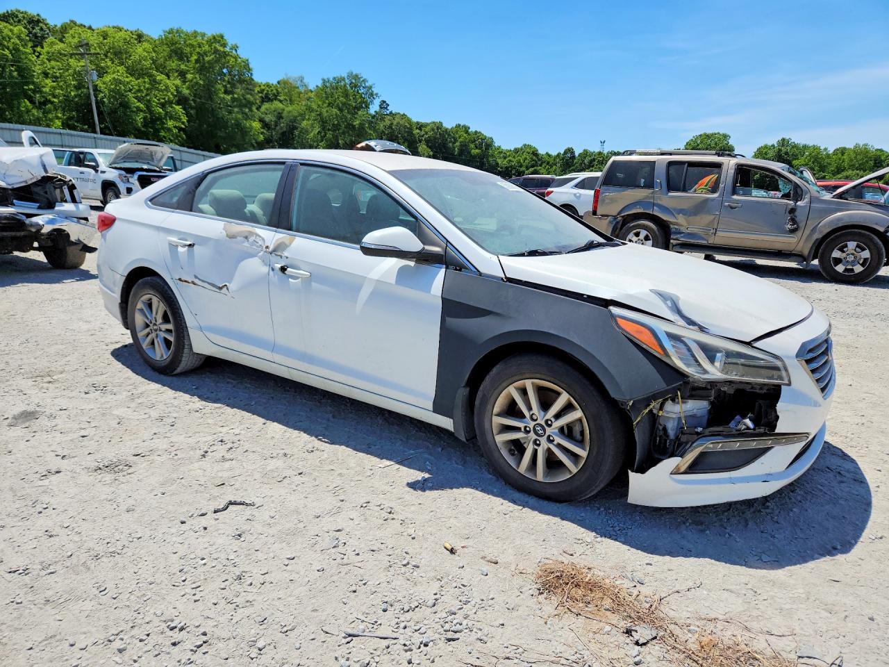 2016 Hyundai Sonata Eco White vin: 5NPE24AA5GH423815