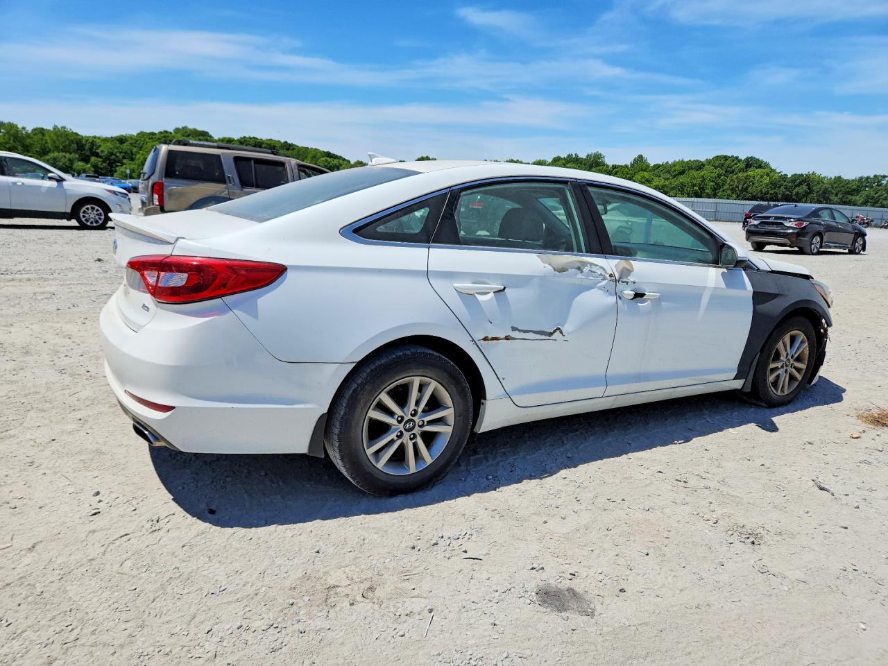 2016 Hyundai Sonata Eco White vin: 5NPE24AA5GH423815