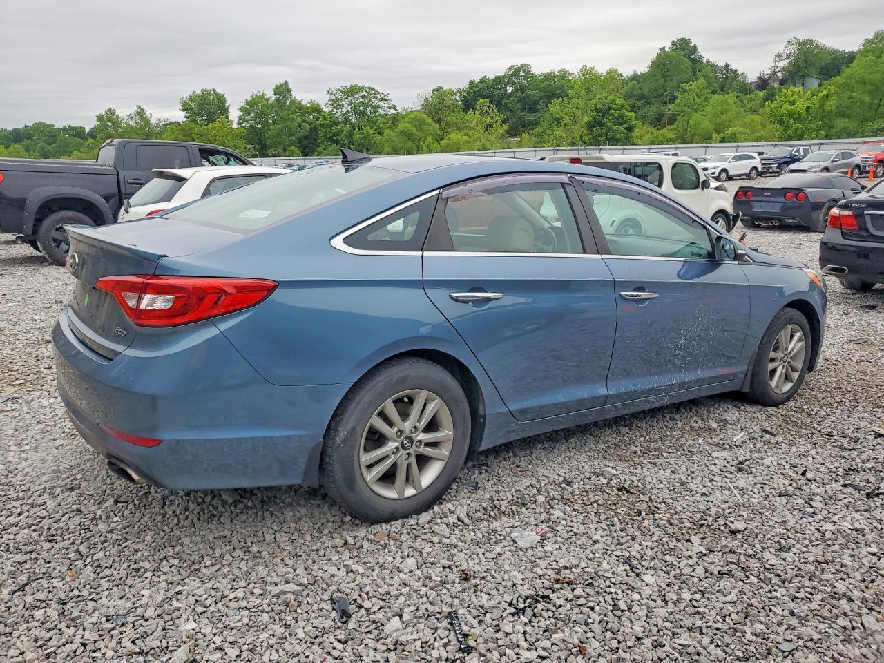 2015 Hyundai Sonata Eco Blue vin: 5NPE24AA6FH125630