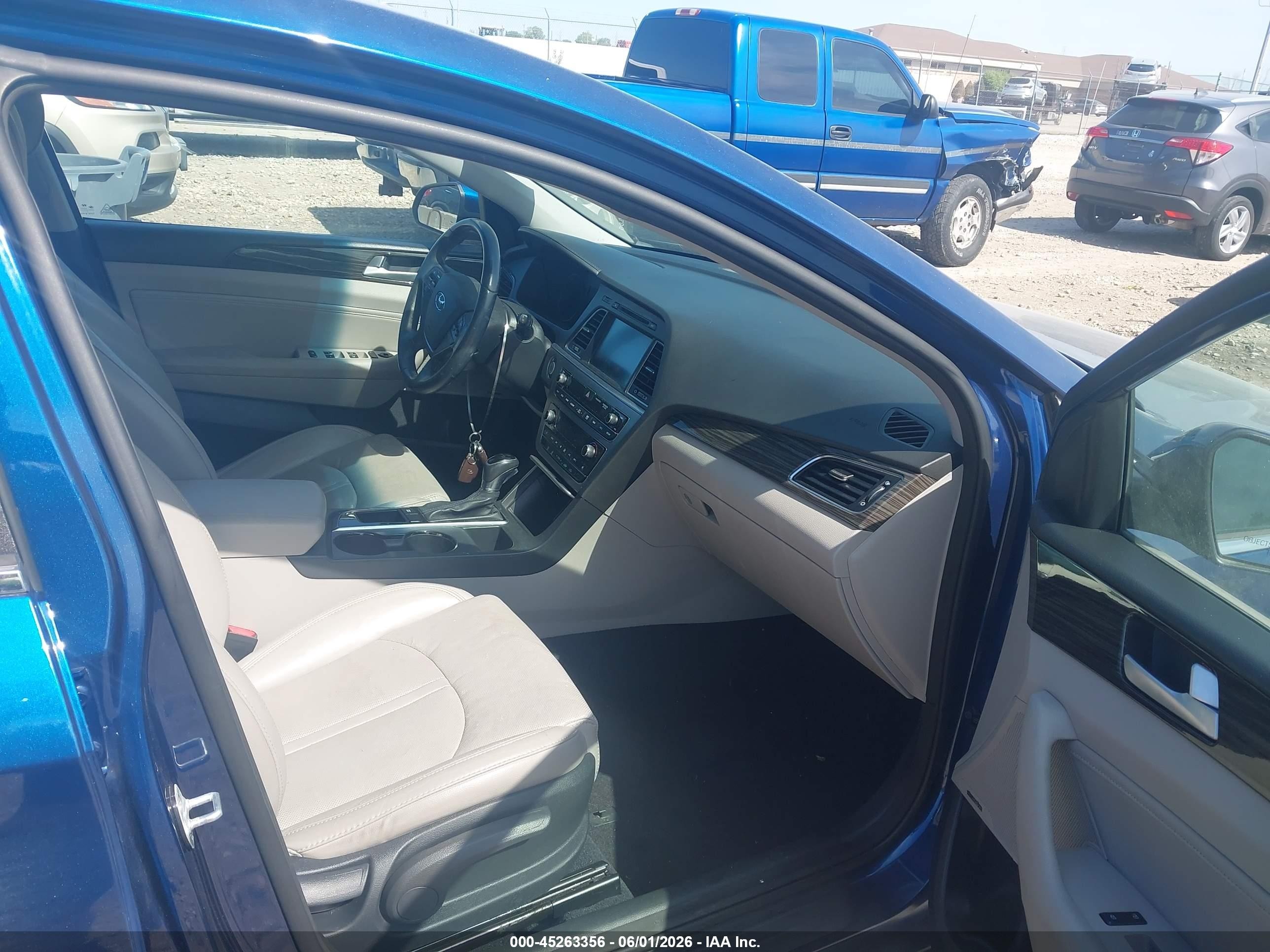 2015 Hyundai Sonata Eco Blue vin: 5NPE24AA6FH138233