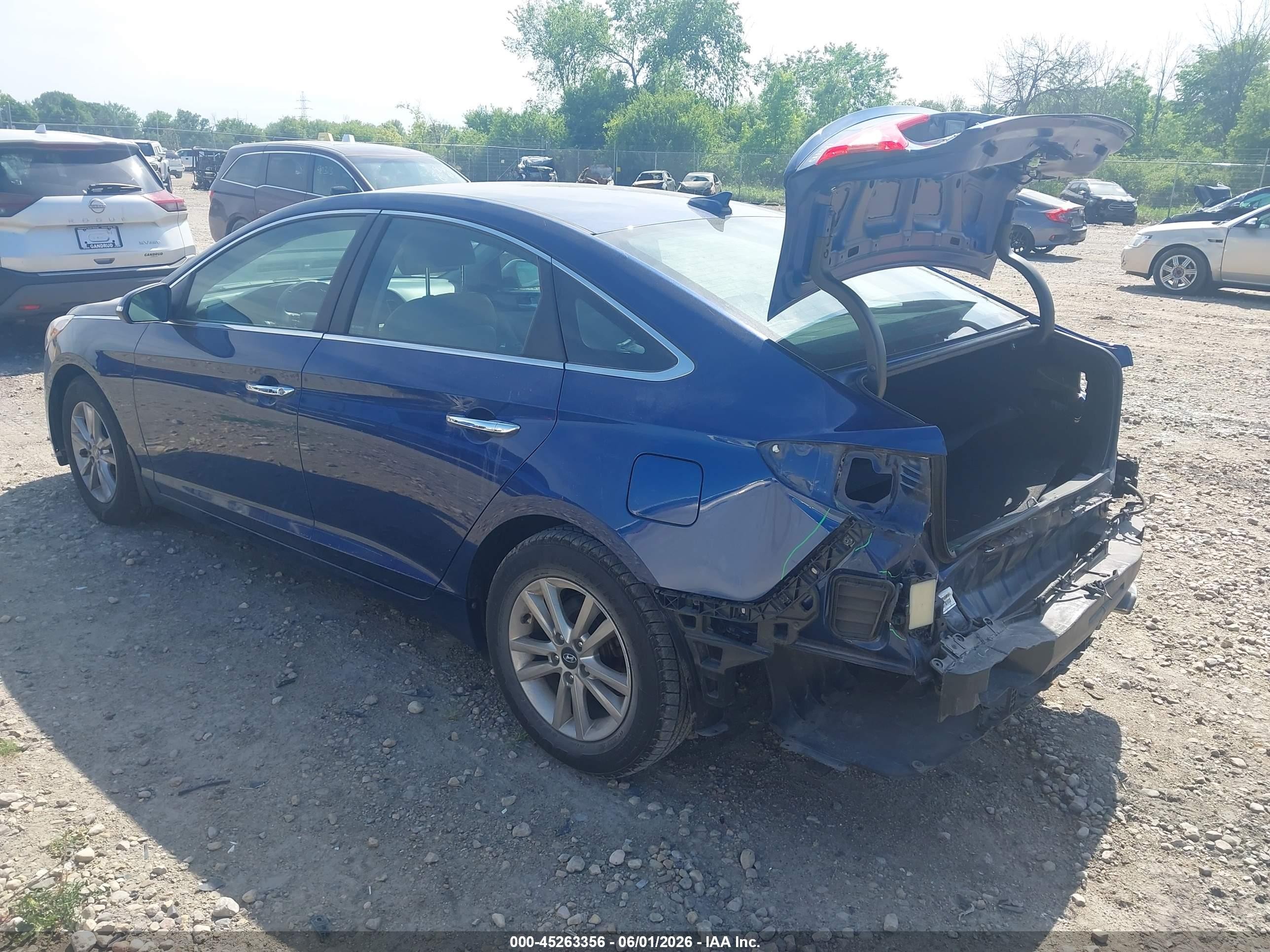 2015 Hyundai Sonata Eco Blue vin: 5NPE24AA6FH138233