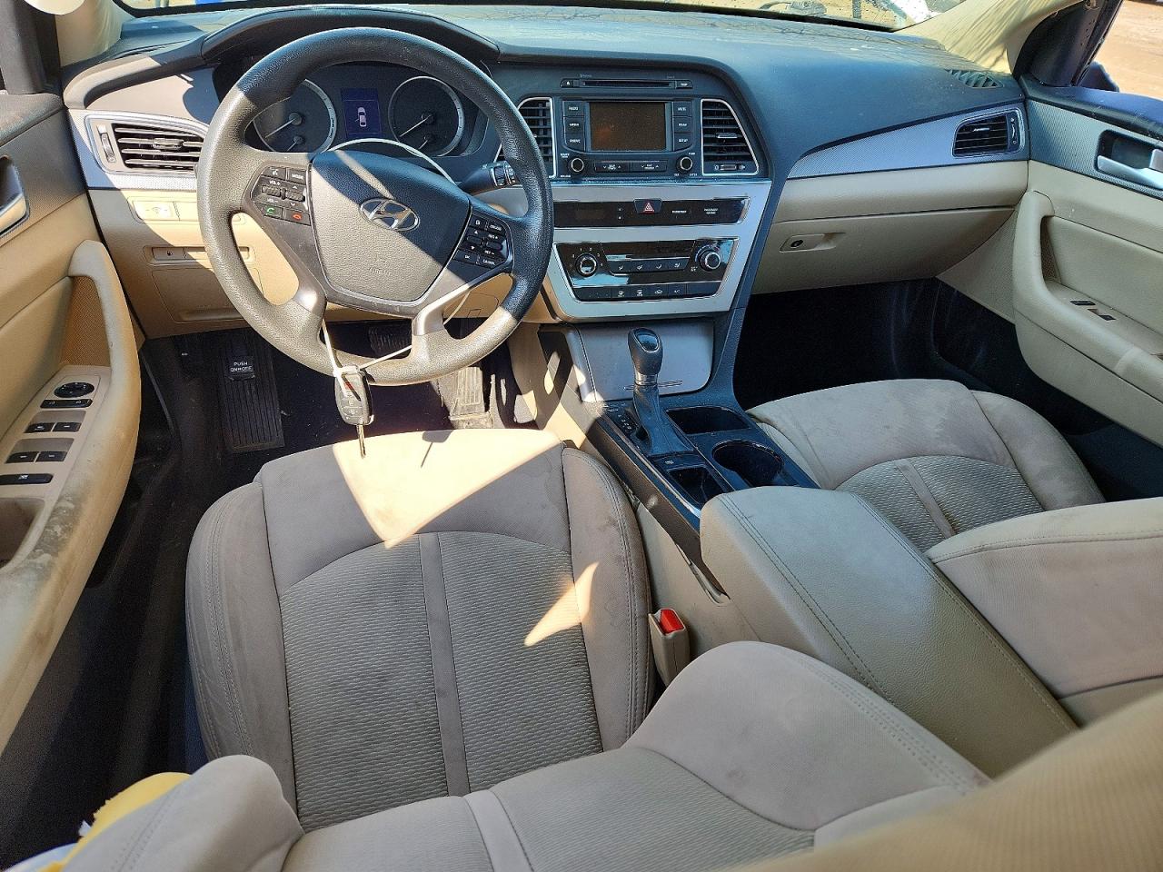 2015 Hyundai Sonata White vin: 5NPE24AA6FH139530