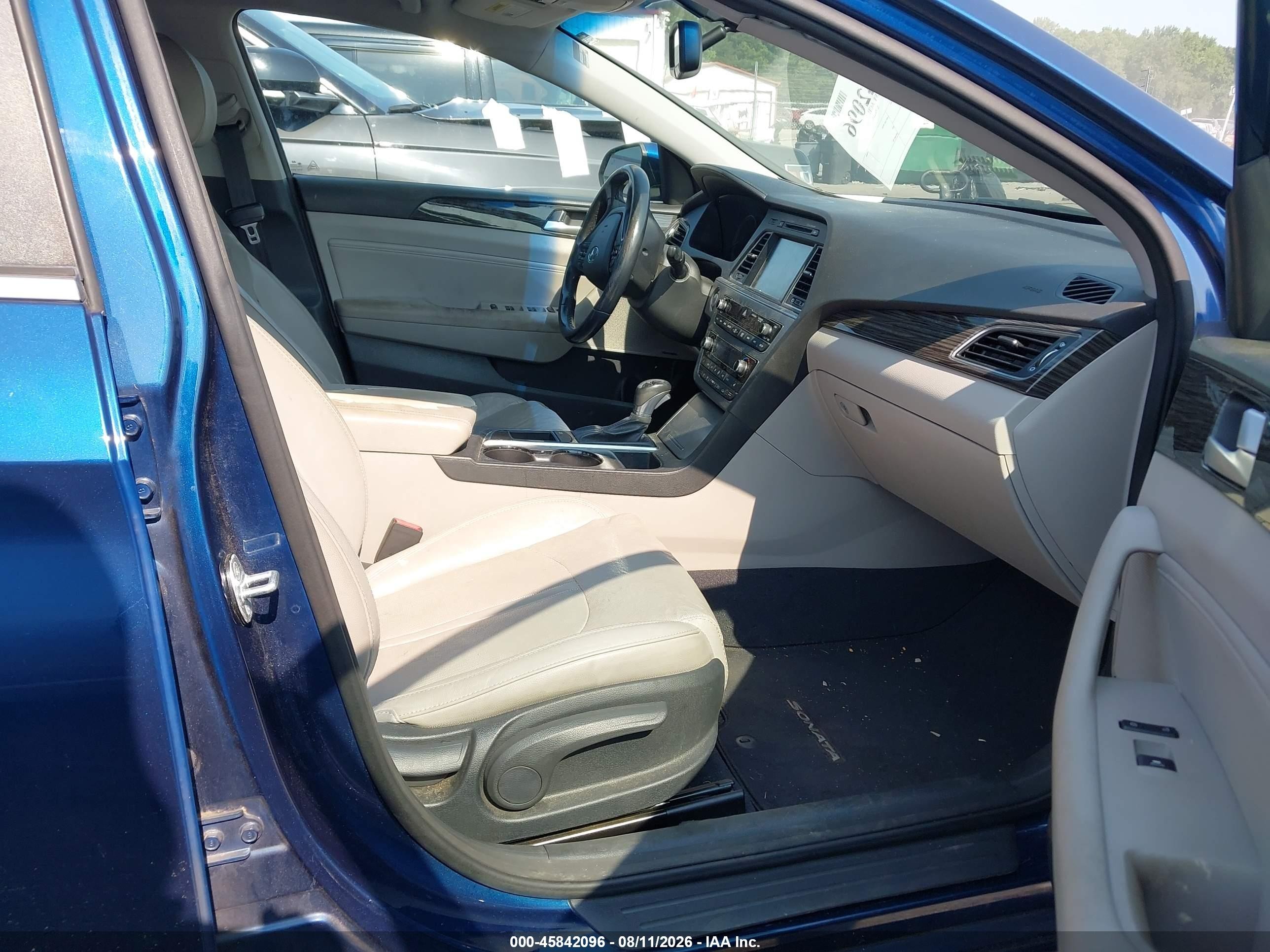 2015 Hyundai Sonata Eco Blue vin: 5NPE24AA6FH152701