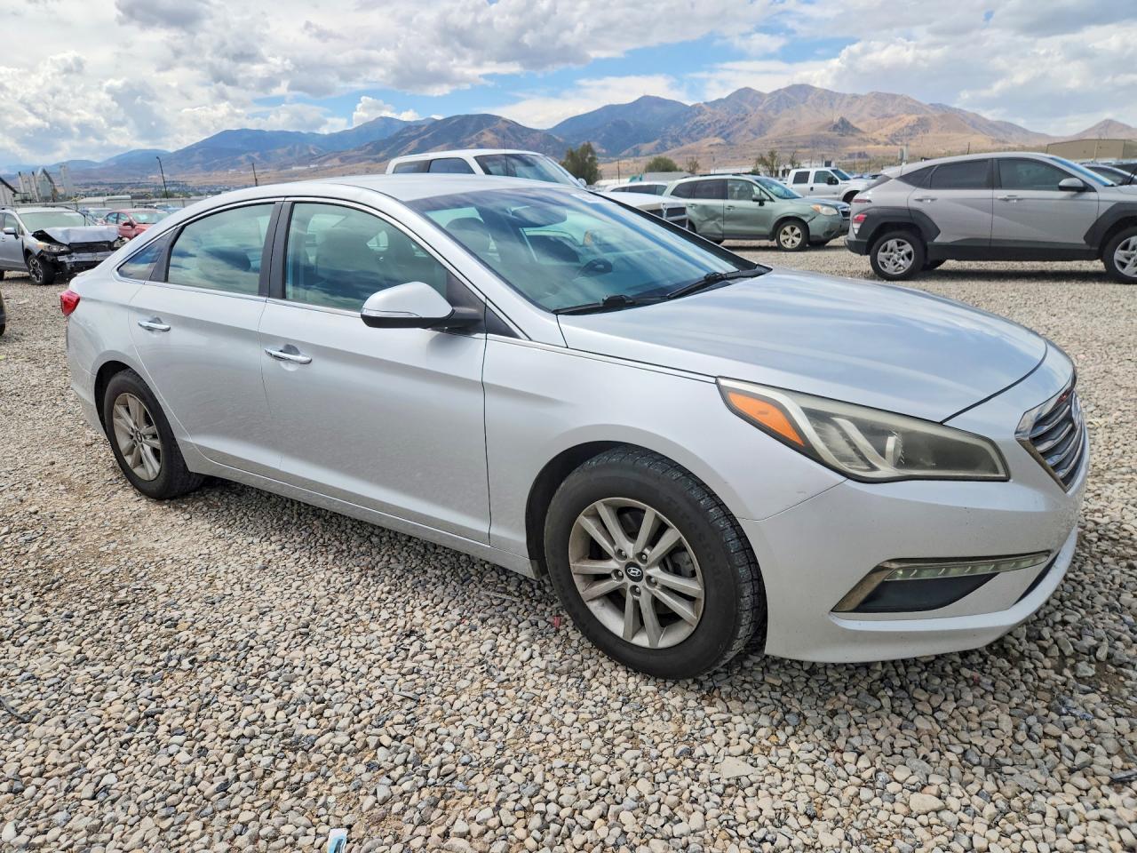 2015 Hyundai Sonata Eco Silver vin: 5NPE24AA7FH195721