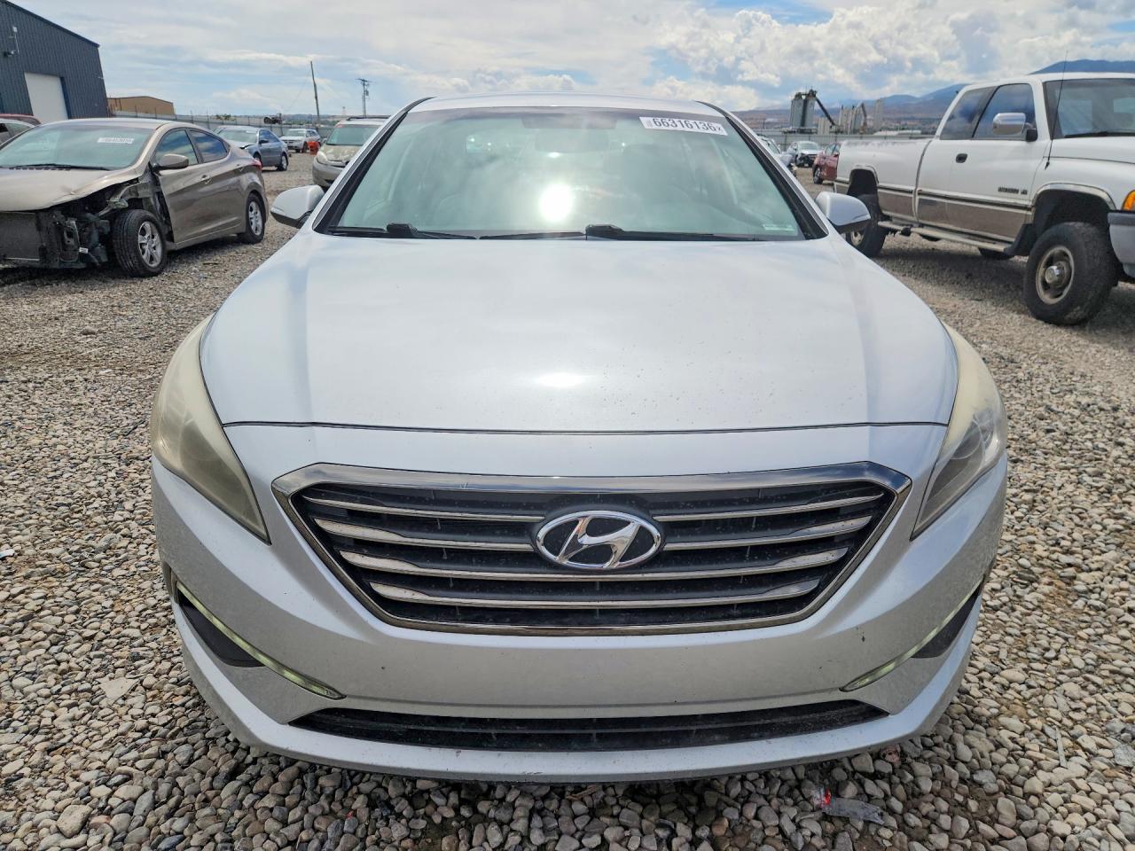 2015 Hyundai Sonata Eco Silver vin: 5NPE24AA7FH195721