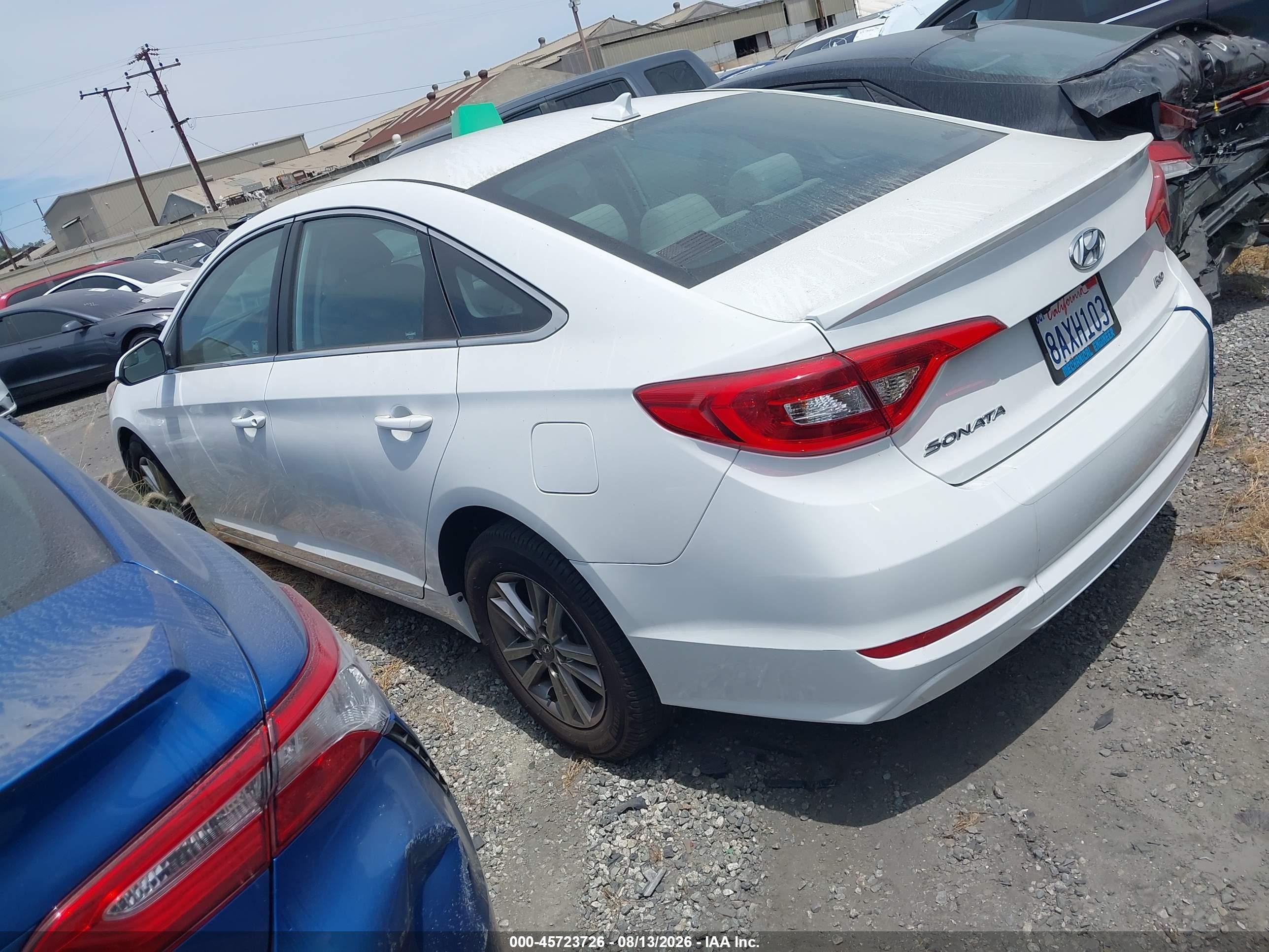 2017 Hyundai Sonata Eco White vin: 5NPE24AA7HH527496