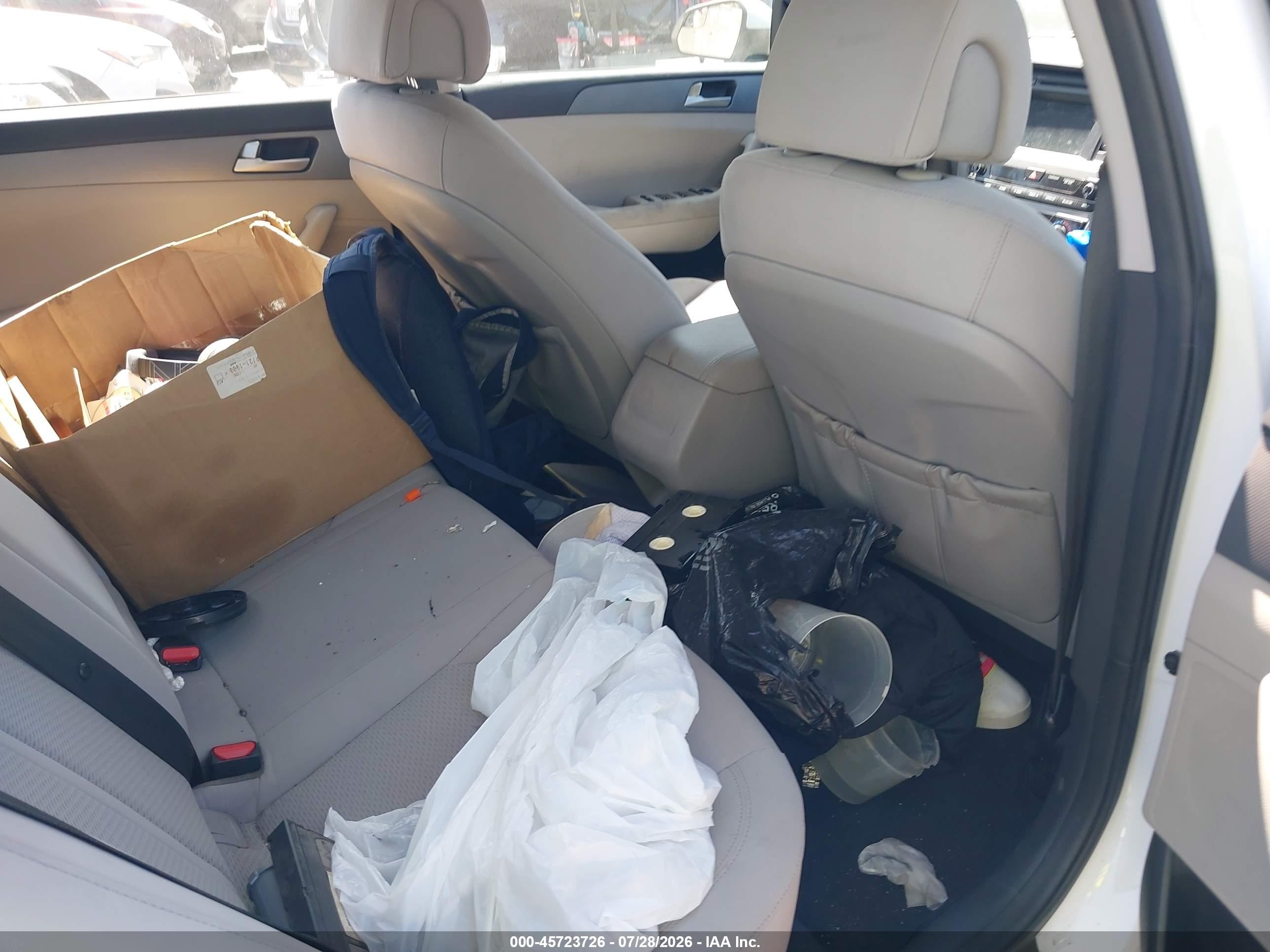 2017 Hyundai Sonata Eco White vin: 5NPE24AA7HH527496