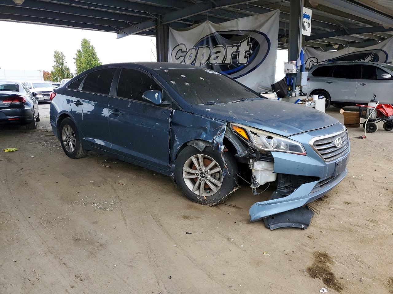 2015 Hyundai Sonata Eco Gray vin: 5NPE24AA8FH144132
