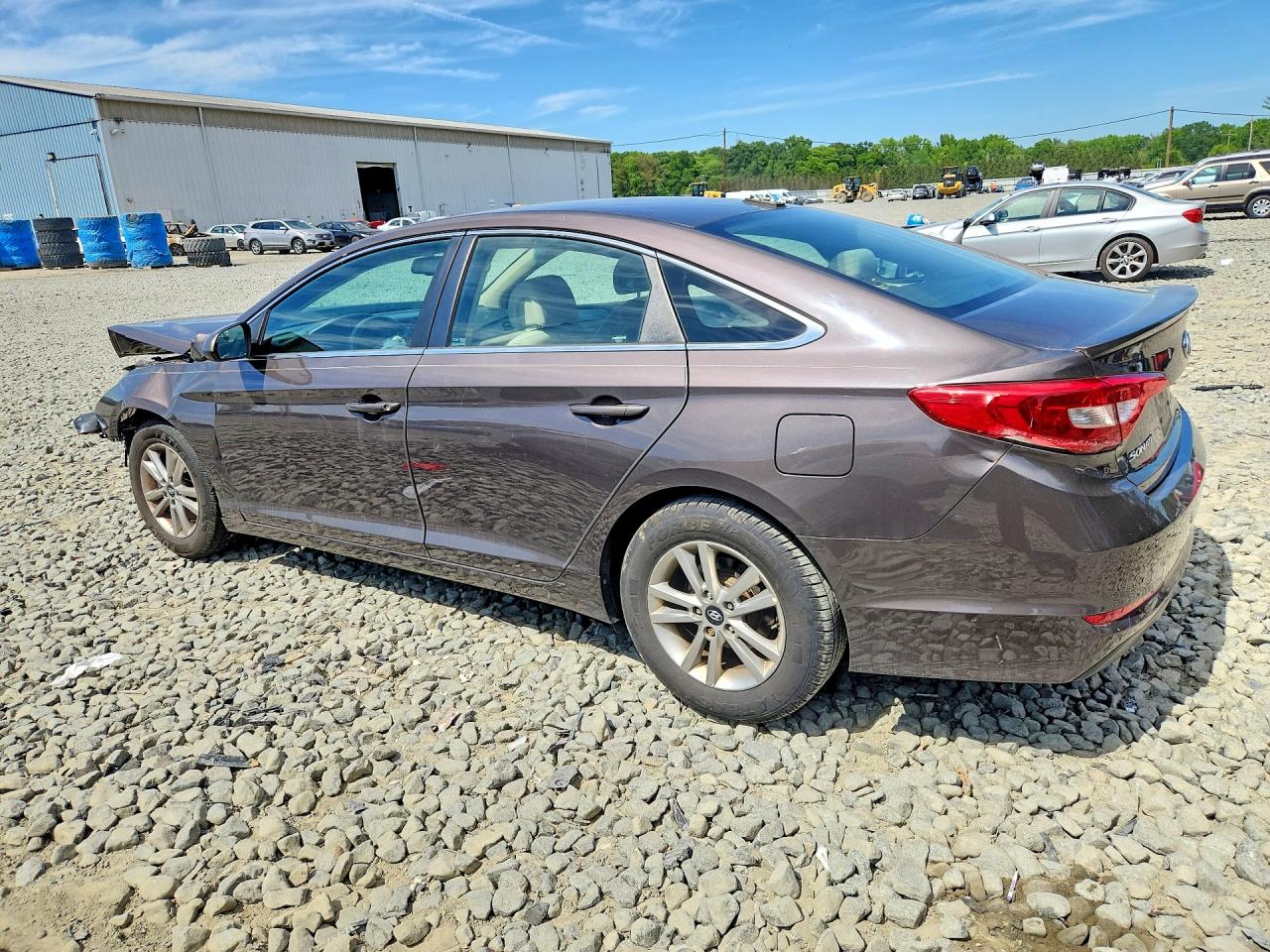 2017 Hyundai Sonata Eco Brown vin: 5NPE24AA9HH447472