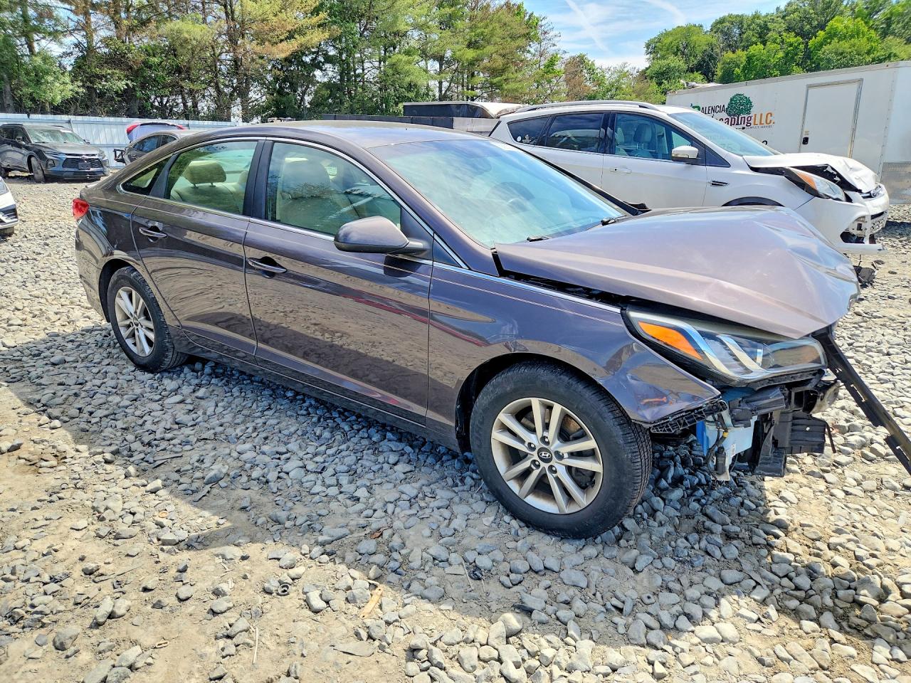 2017 Hyundai Sonata Eco Brown vin: 5NPE24AA9HH447472