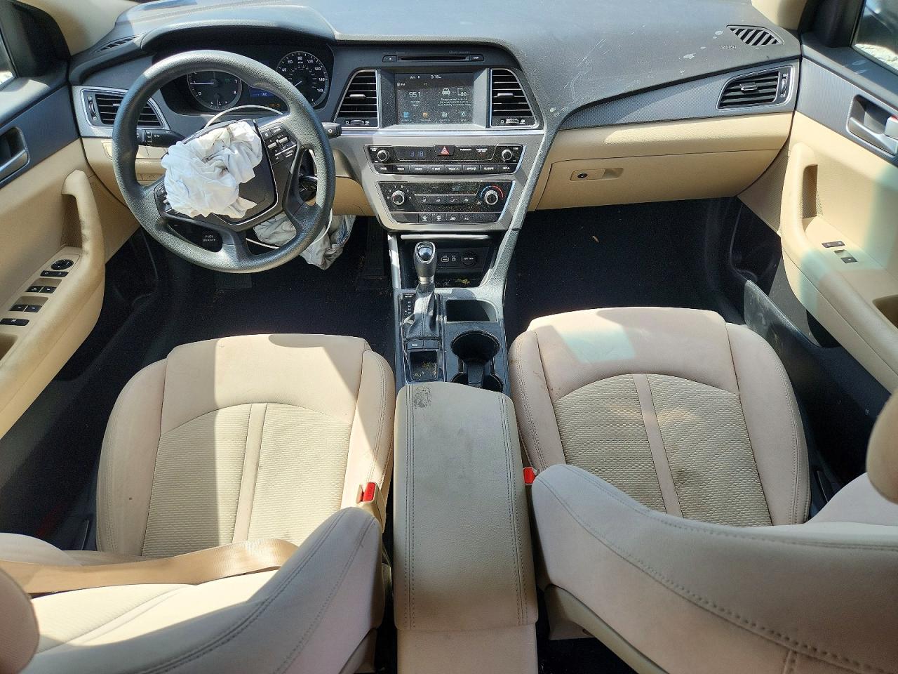 2017 Hyundai Sonata Eco Brown vin: 5NPE24AA9HH447472
