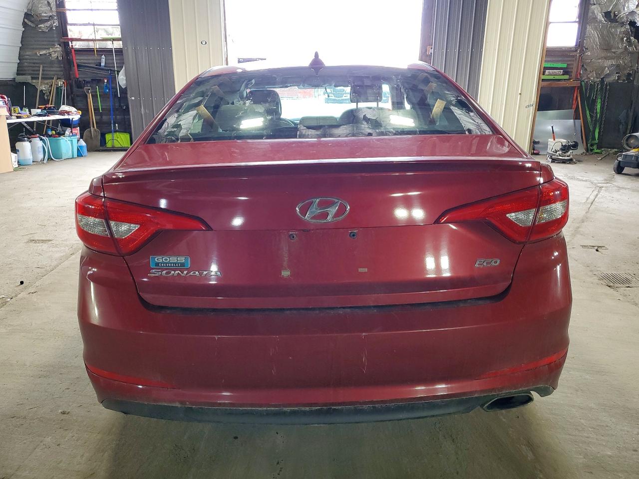 2015 Hyundai Sonata Eco Бордовый vin: 5NPE24AAXFH115506