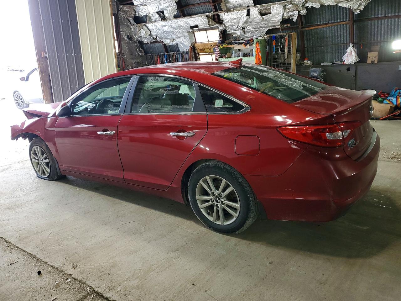 2015 Hyundai Sonata Eco Бордовый vin: 5NPE24AAXFH115506
