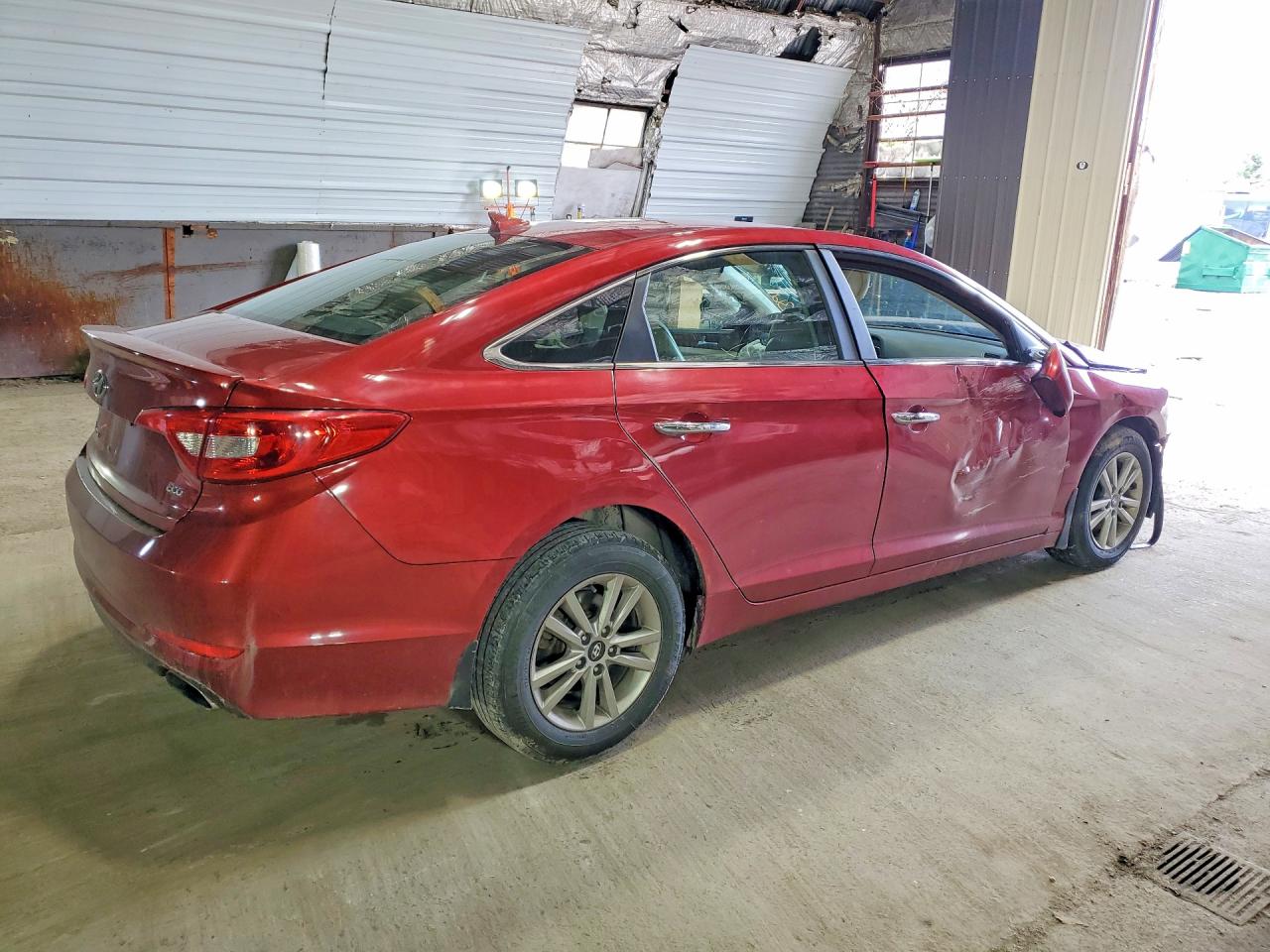 2015 Hyundai Sonata Eco Бордовый vin: 5NPE24AAXFH115506