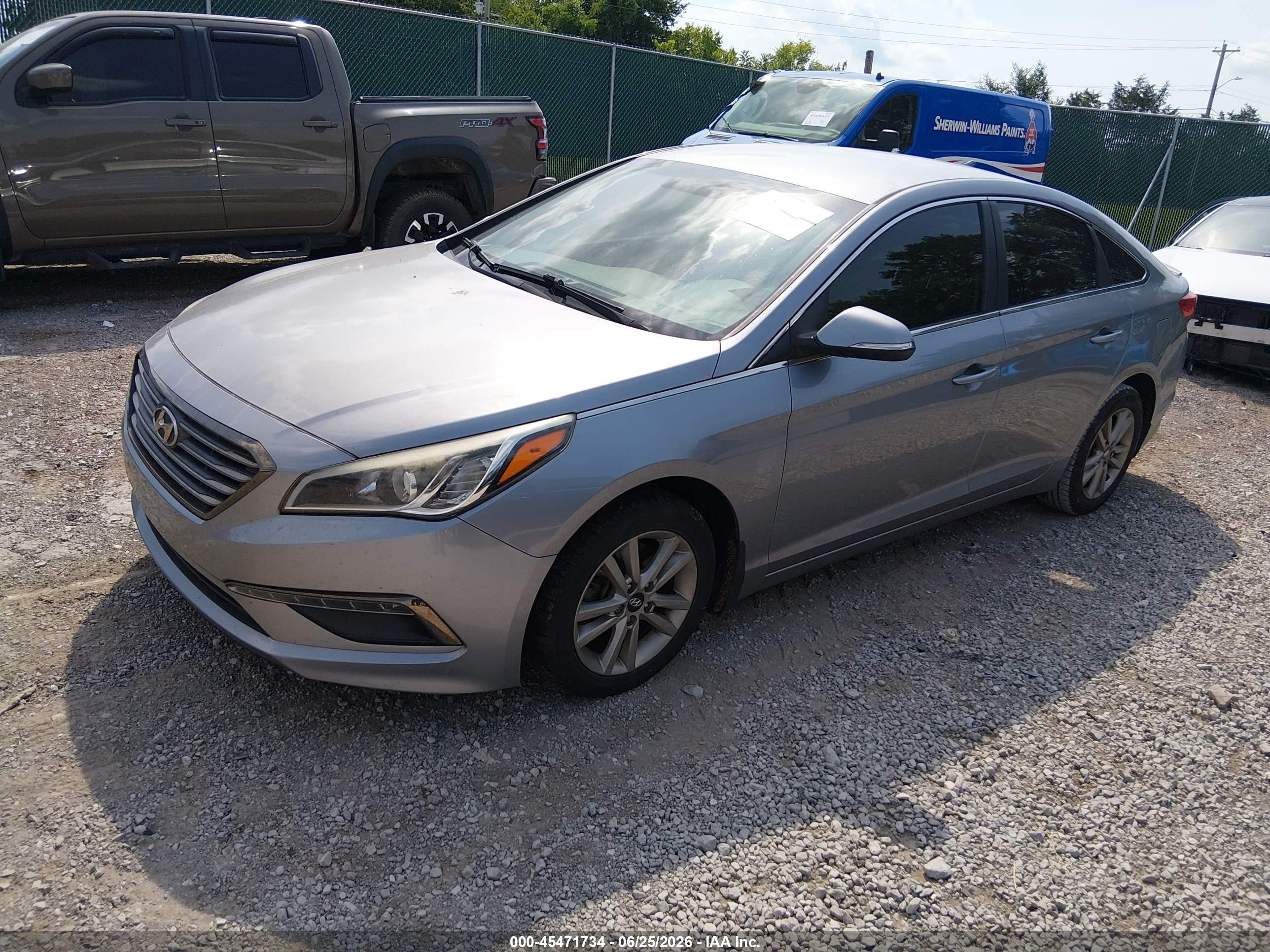 2015 Hyundai Sonata Eco Silver vin: 5NPE24AAXFH172465
