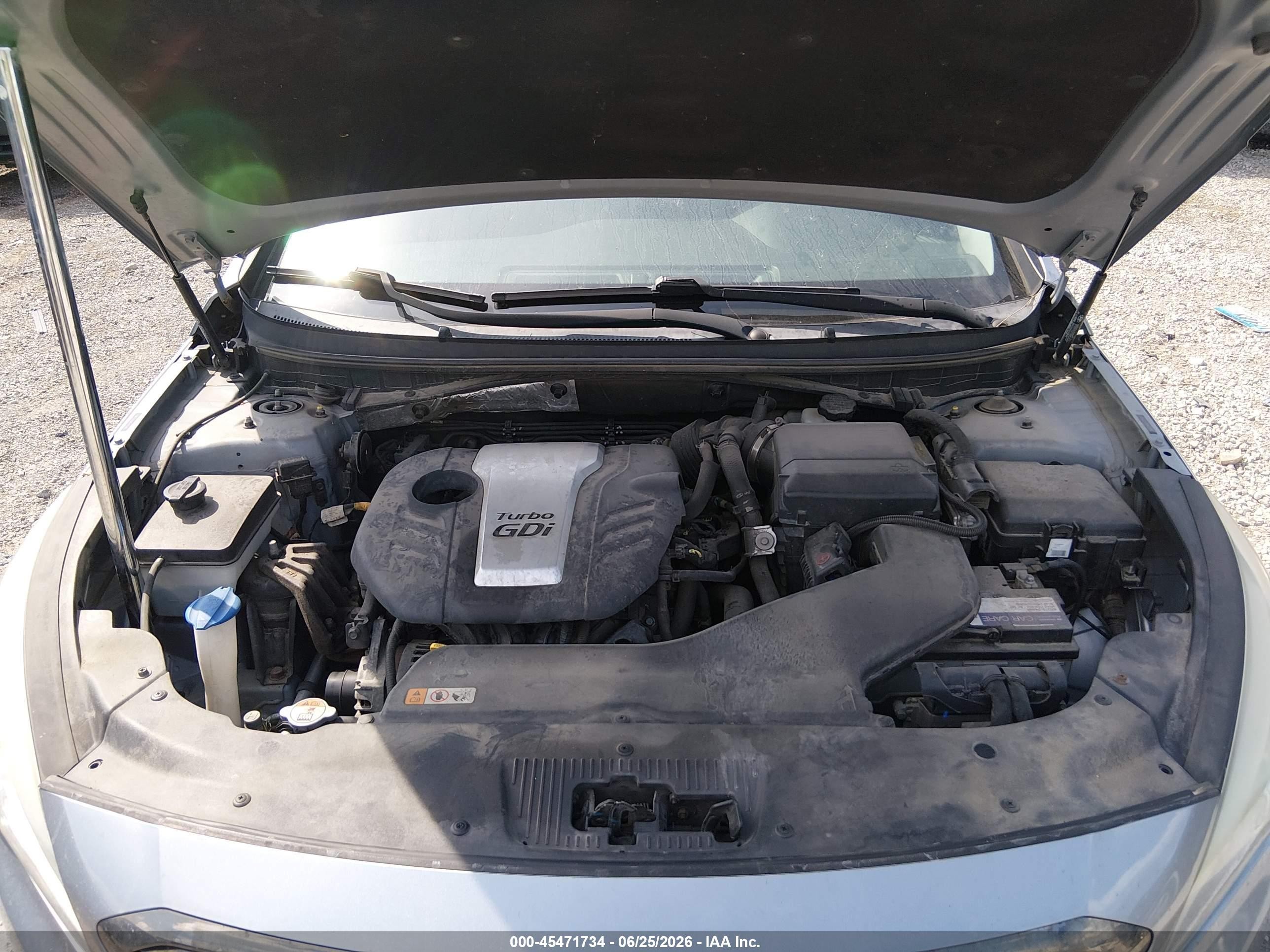 2015 Hyundai Sonata Eco Silver vin: 5NPE24AAXFH172465