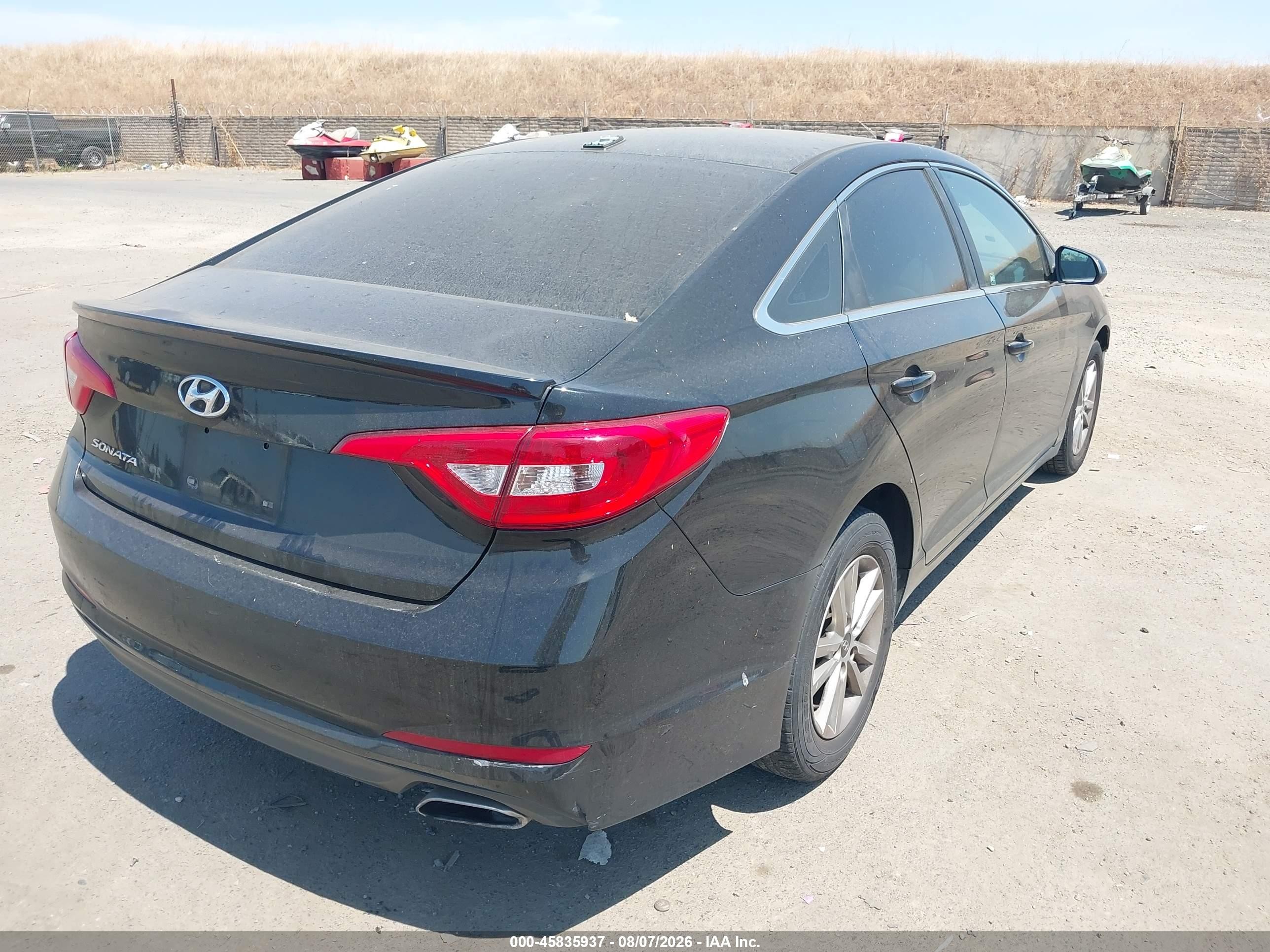 2015 Hyundai Sonata Se Black vin: 5NPE24AF0FH002336