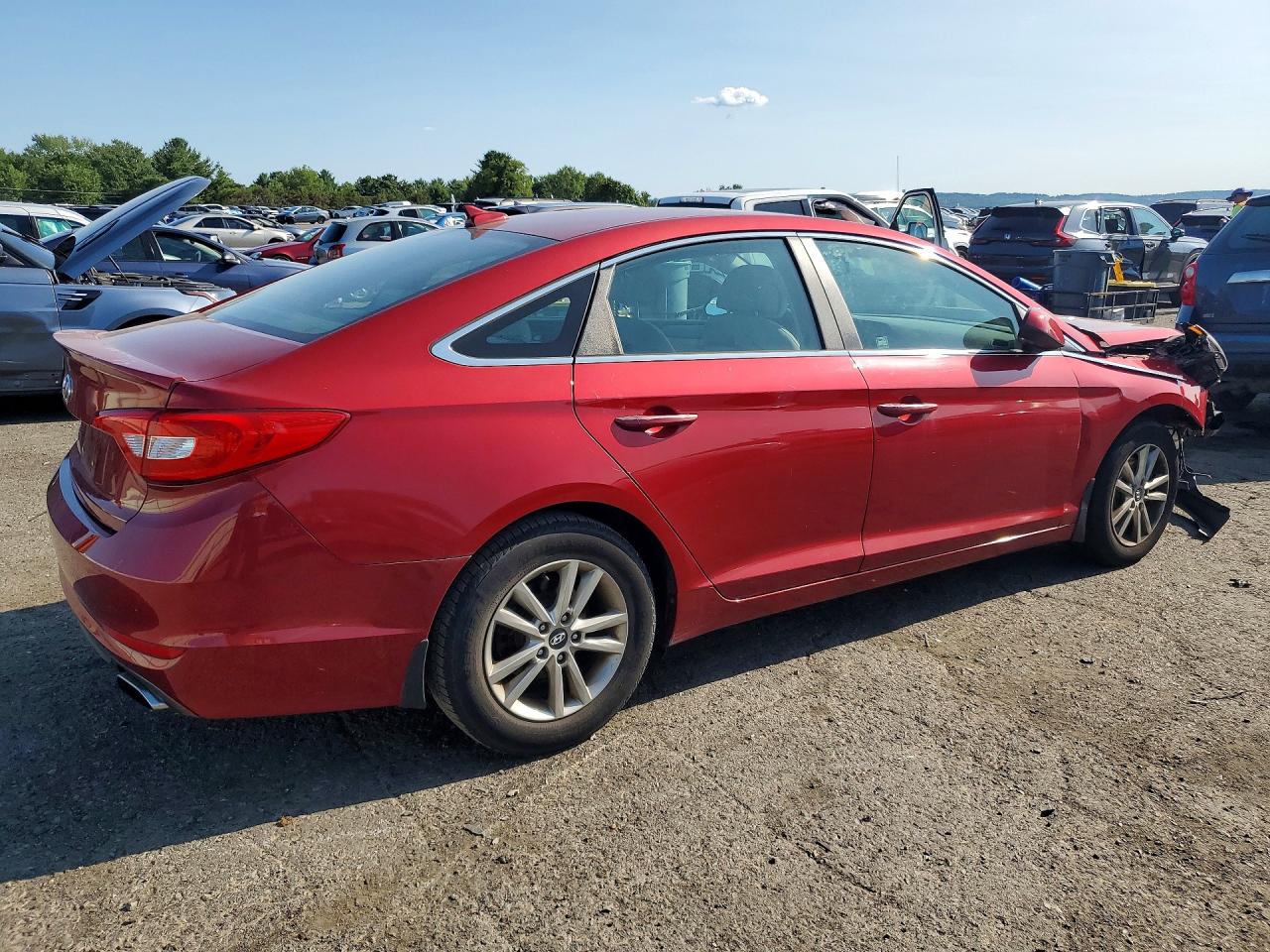 2015 Hyundai Sonata Se Red vin: 5NPE24AF0FH008475