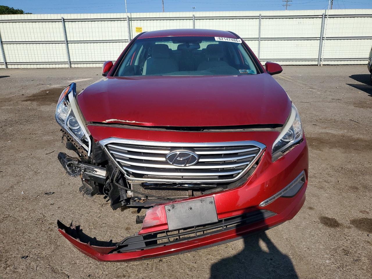 2015 Hyundai Sonata Se Red vin: 5NPE24AF0FH008475