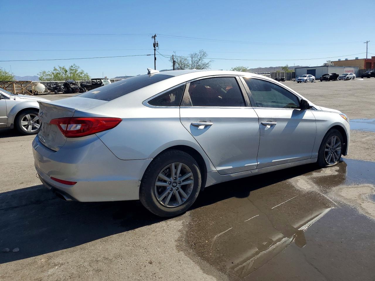 2015 Hyundai Sonata Se Silver vin: 5NPE24AF0FH018634