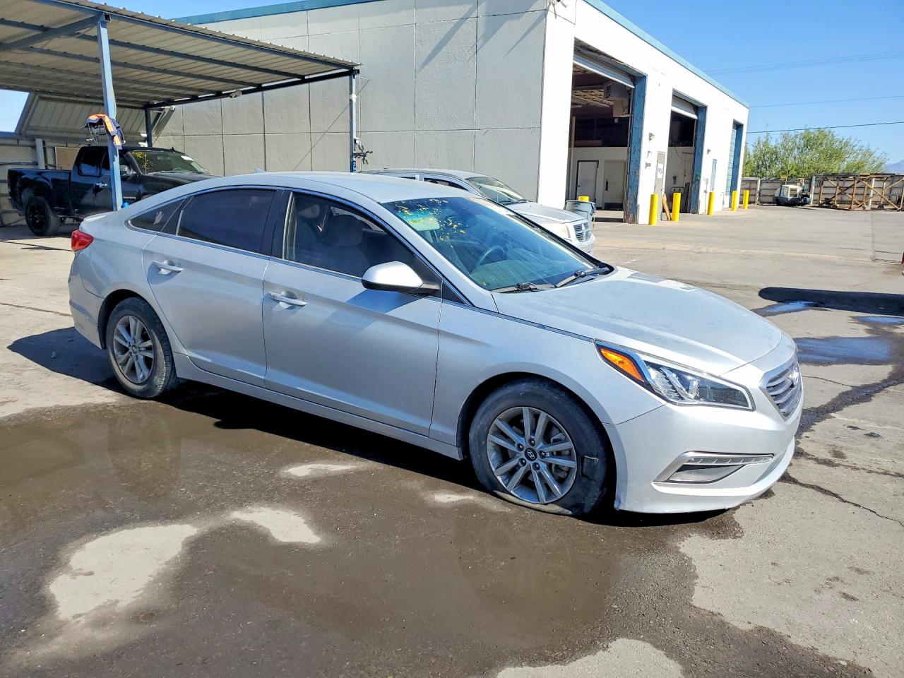 2015 Hyundai Sonata Se Silver vin: 5NPE24AF0FH018634