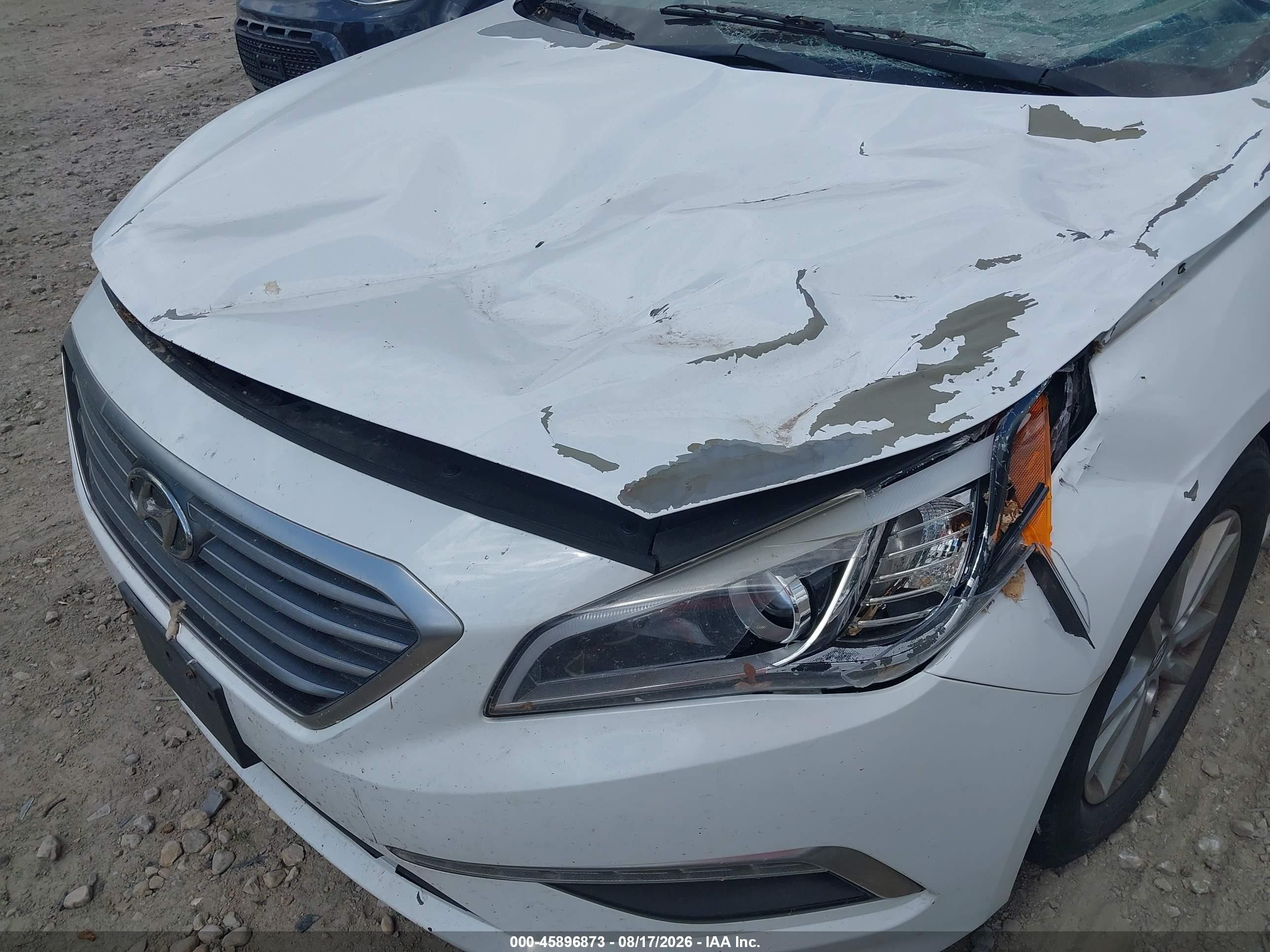 2015 Hyundai Sonata Se Белый vin: 5NPE24AF0FH022005