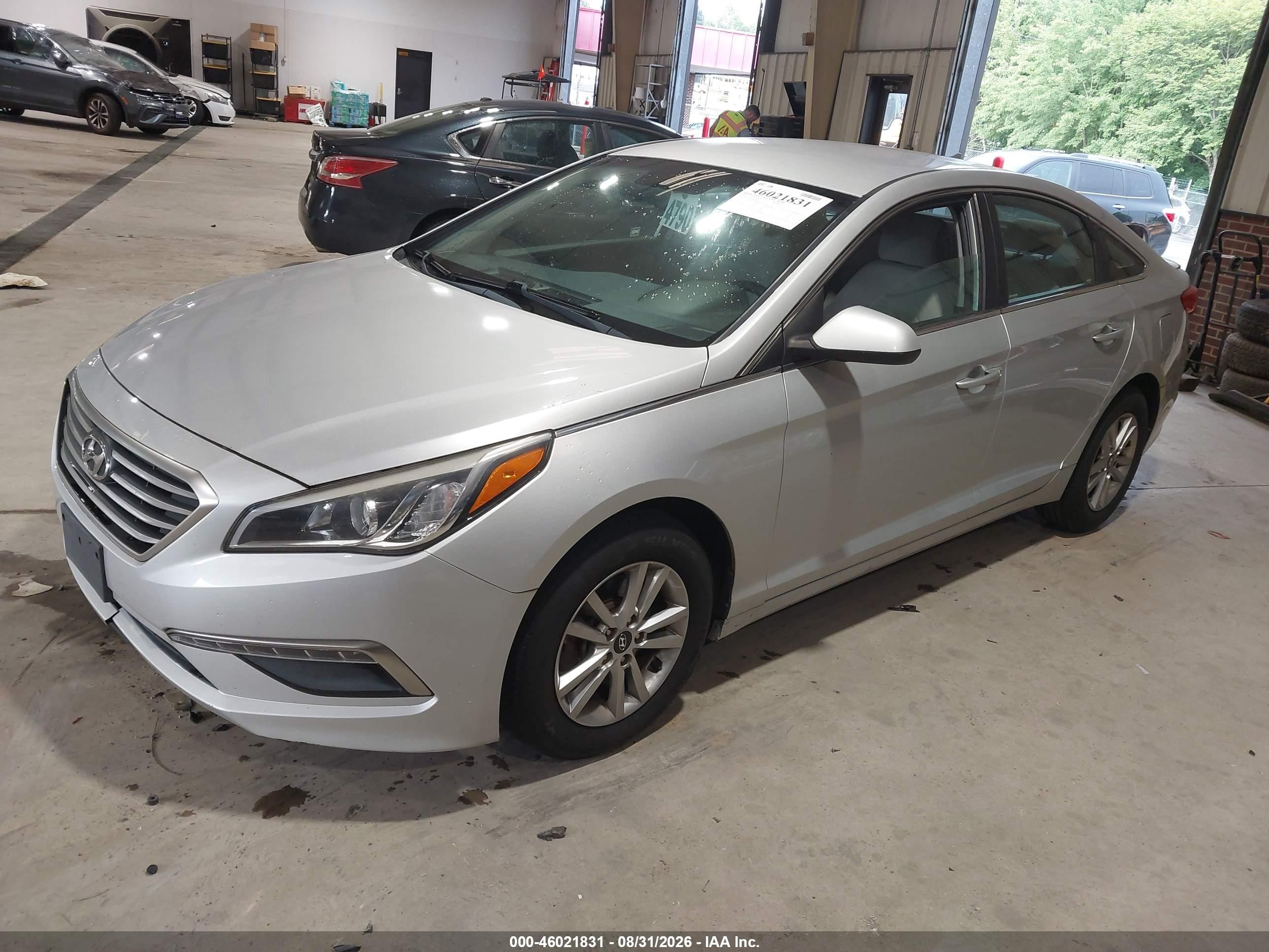 2015 Hyundai Sonata Se Silver vin: 5NPE24AF0FH025387