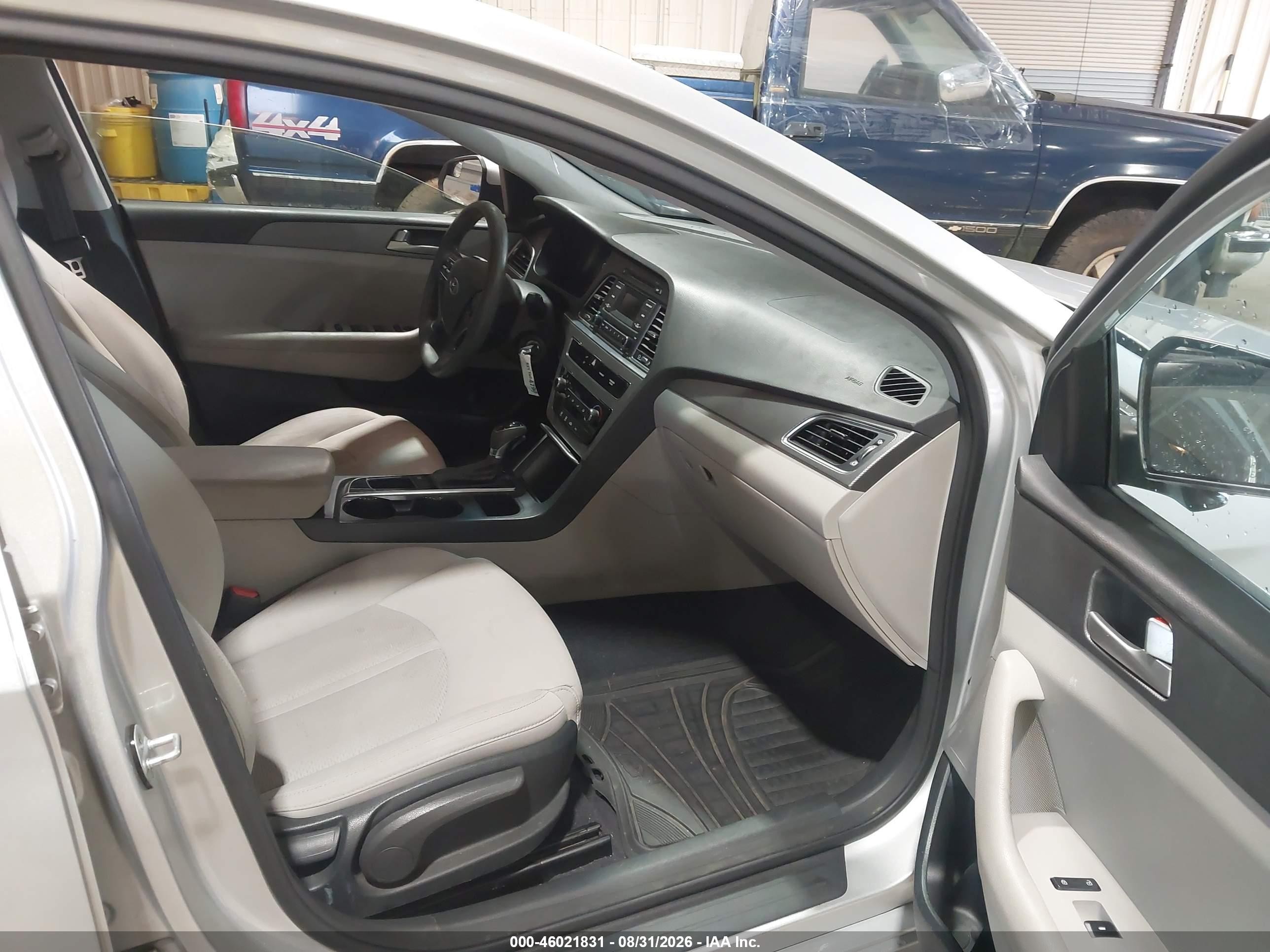 2015 Hyundai Sonata Se Silver vin: 5NPE24AF0FH025387