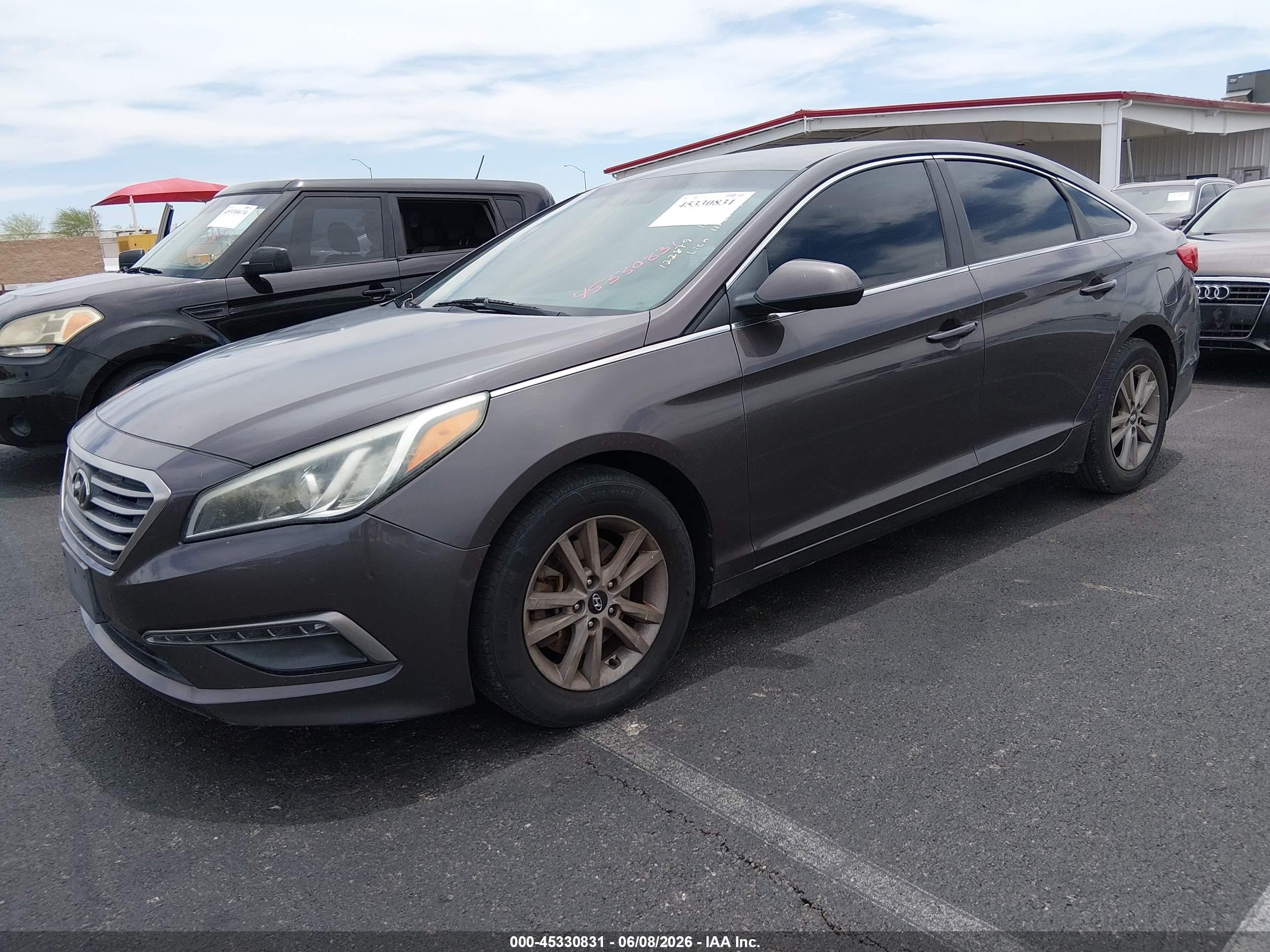 2015 Hyundai Sonata Se Brown vin: 5NPE24AF0FH026913