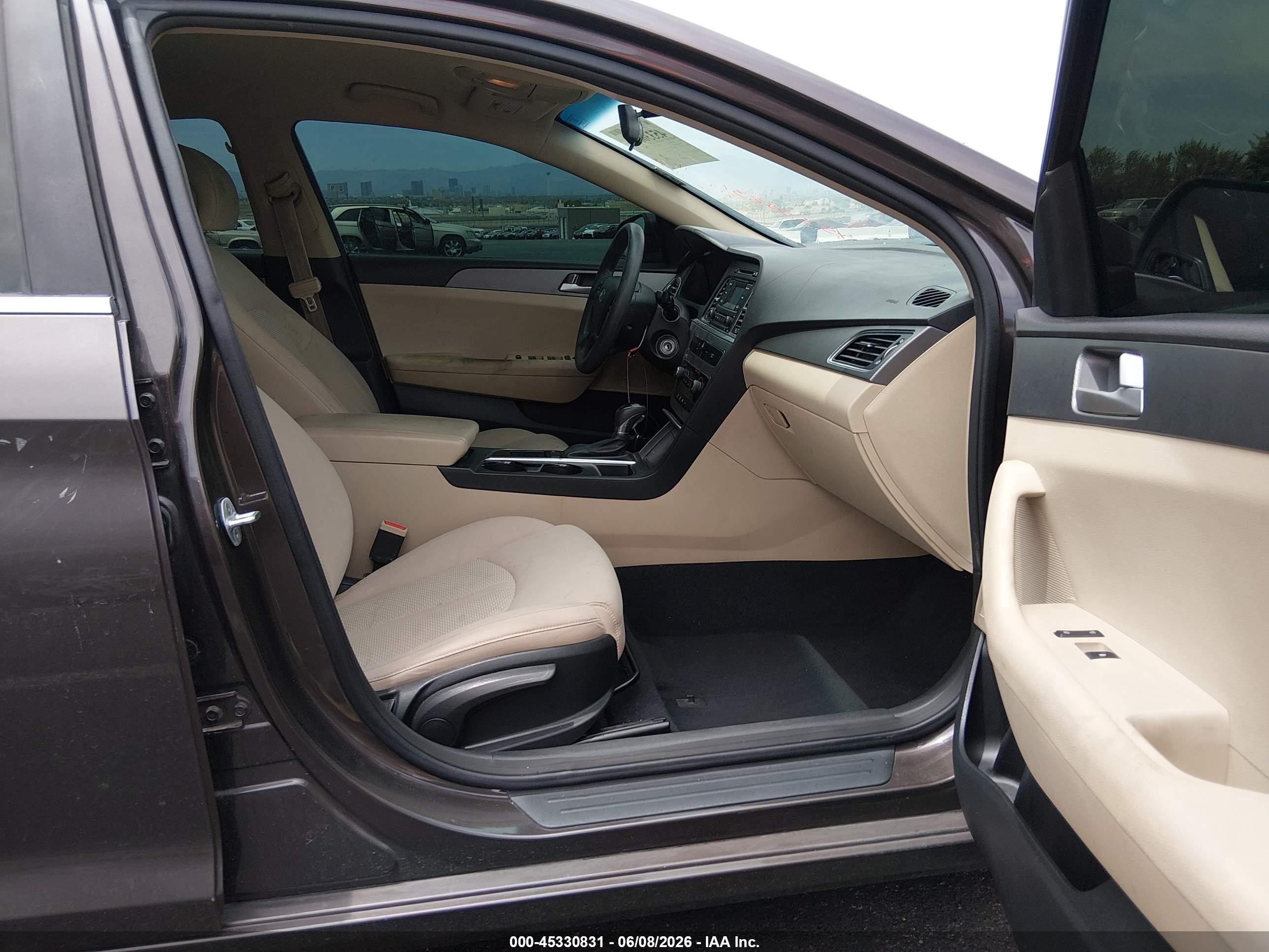 2015 Hyundai Sonata Se Brown vin: 5NPE24AF0FH026913