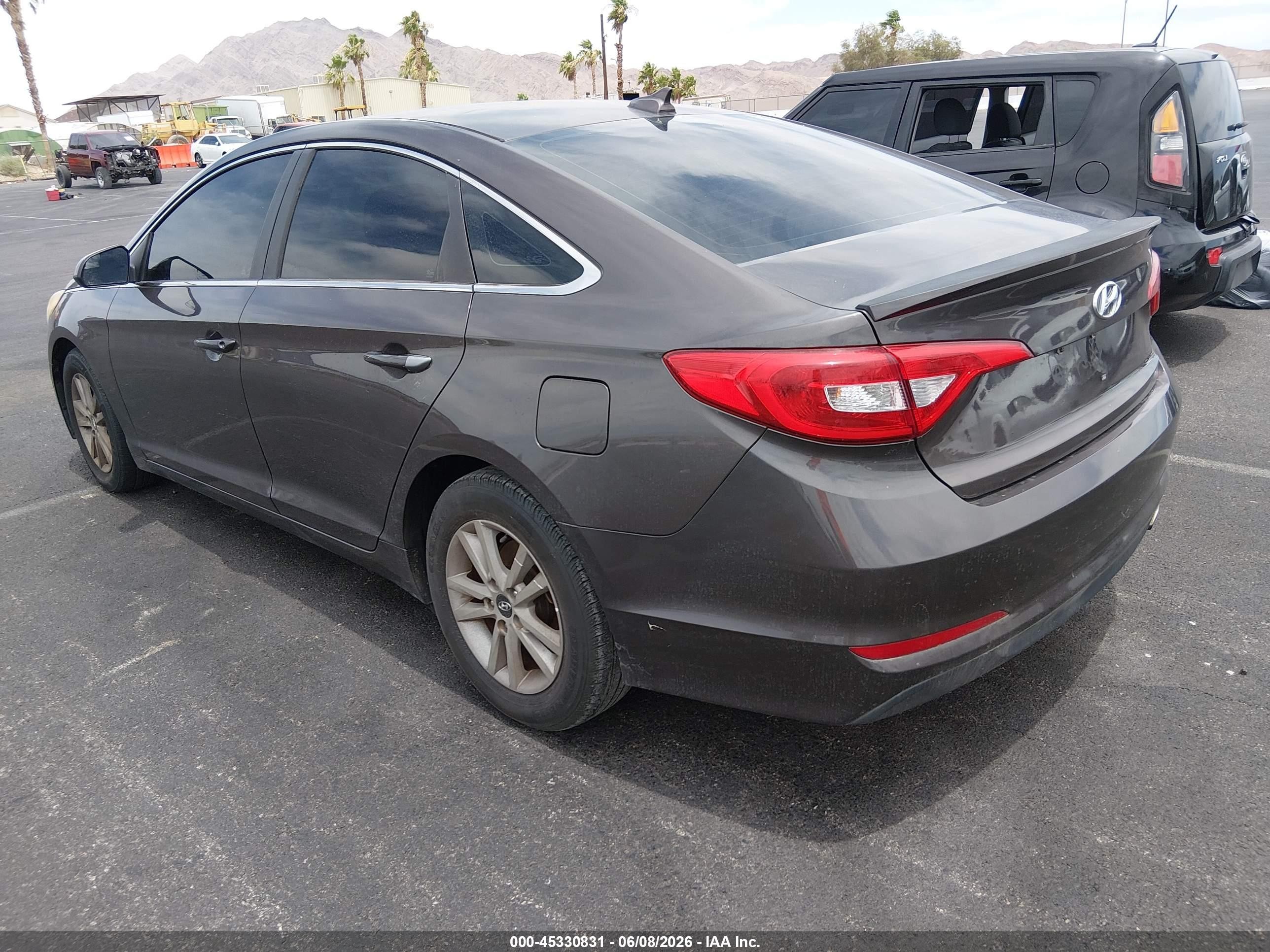 2015 Hyundai Sonata Se Brown vin: 5NPE24AF0FH026913