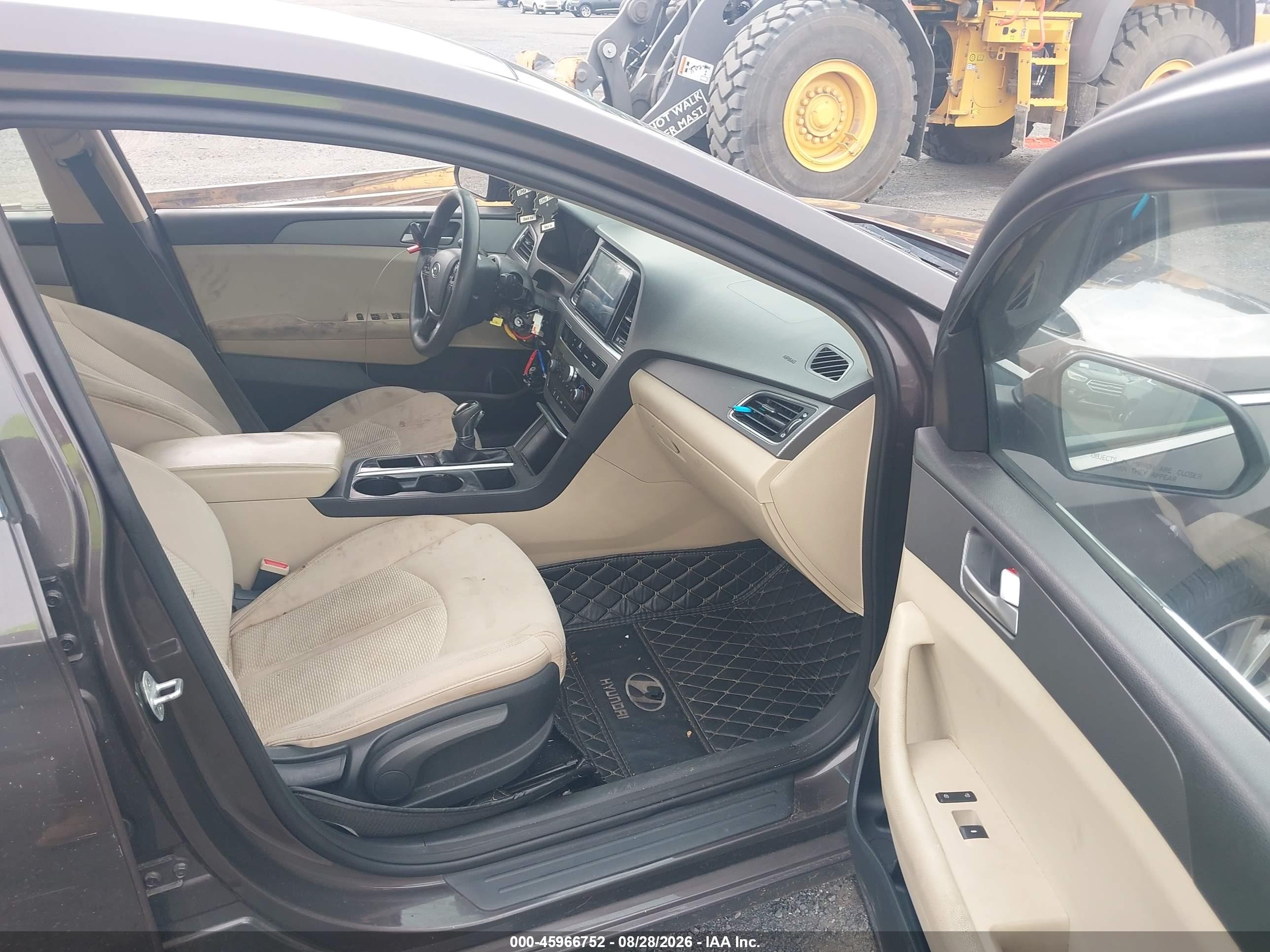 2015 Hyundai Sonata Se Brown vin: 5NPE24AF0FH027768