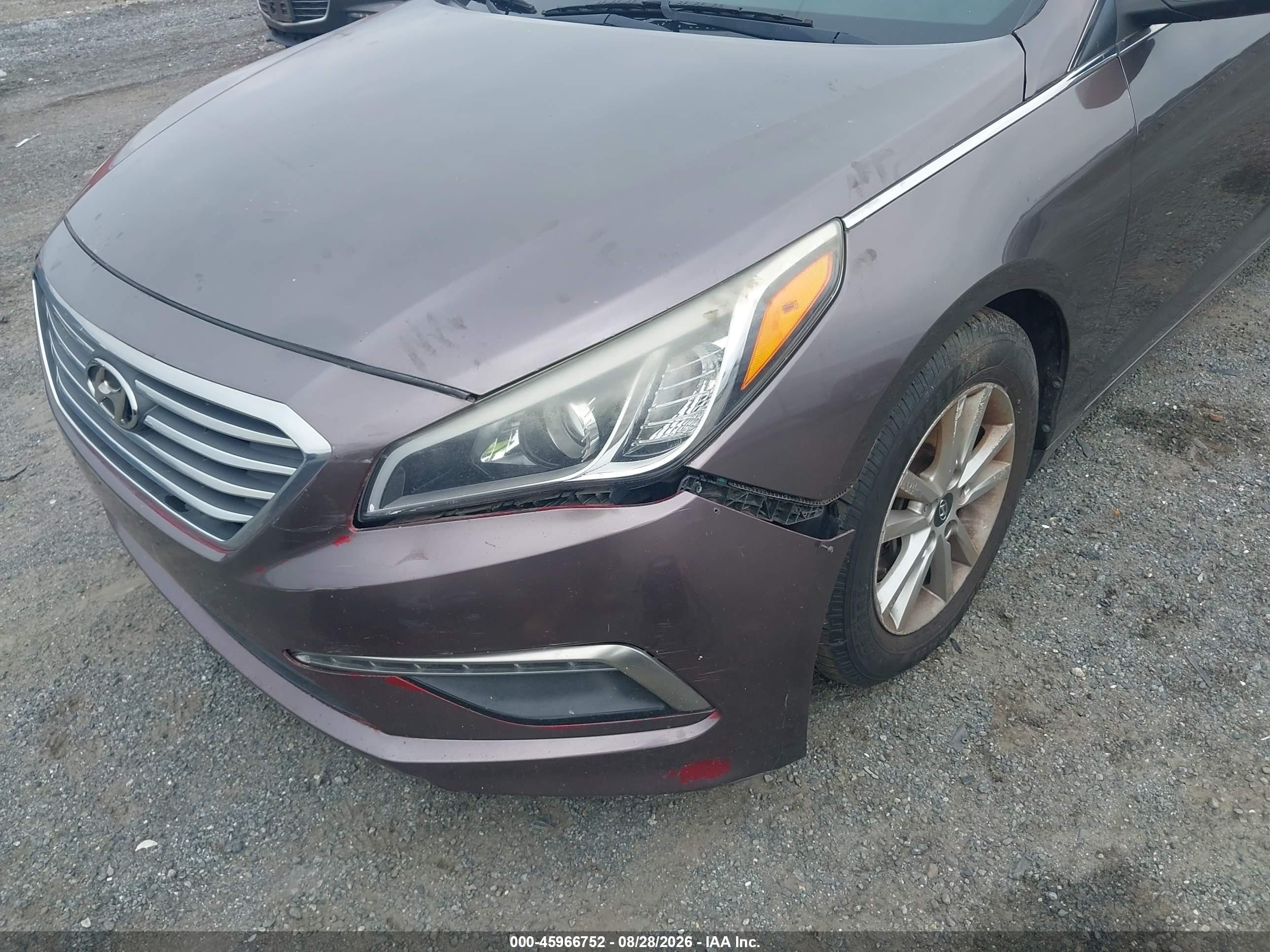 2015 Hyundai Sonata Se Brown vin: 5NPE24AF0FH027768