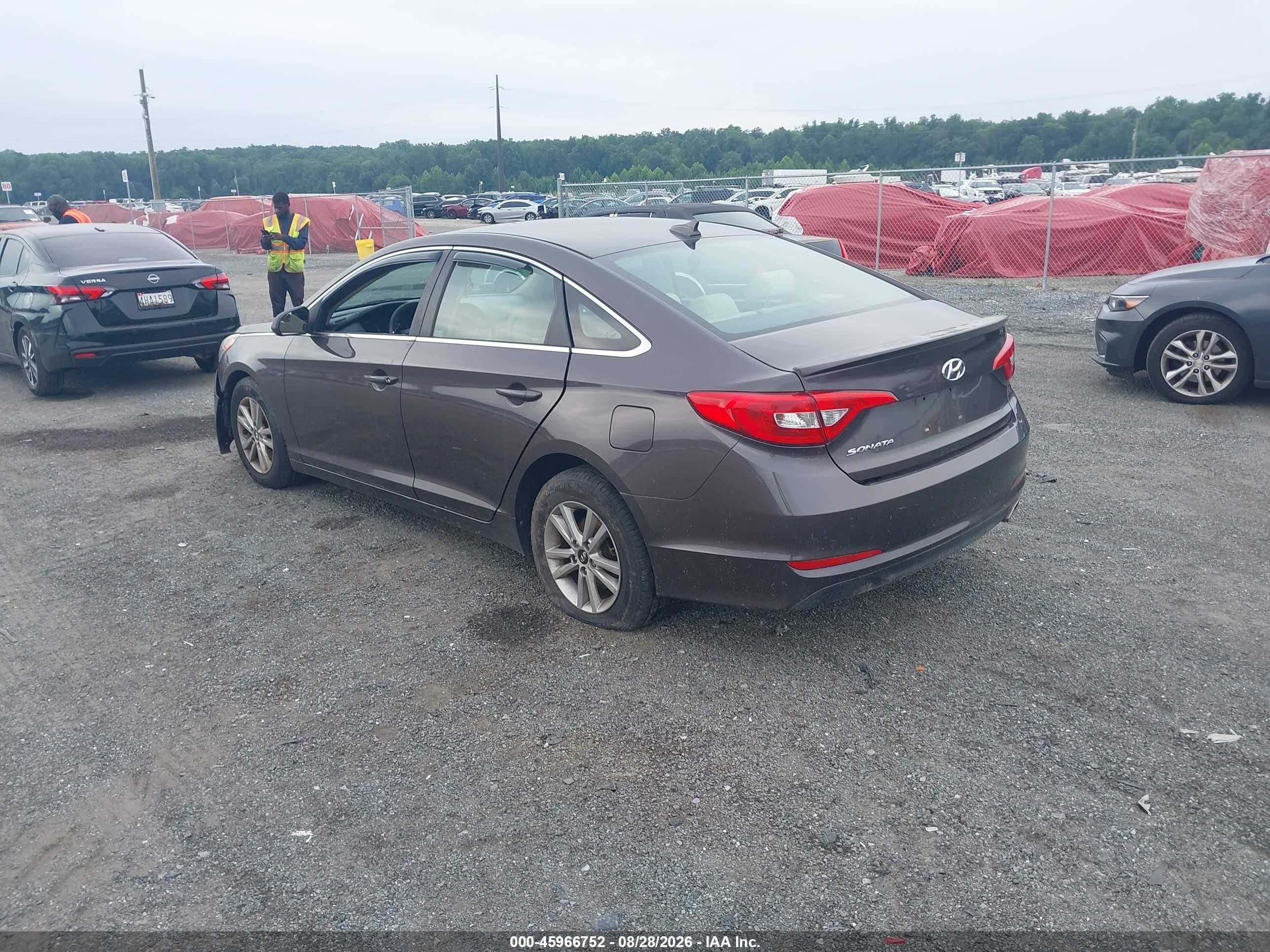 2015 Hyundai Sonata Se Brown vin: 5NPE24AF0FH027768