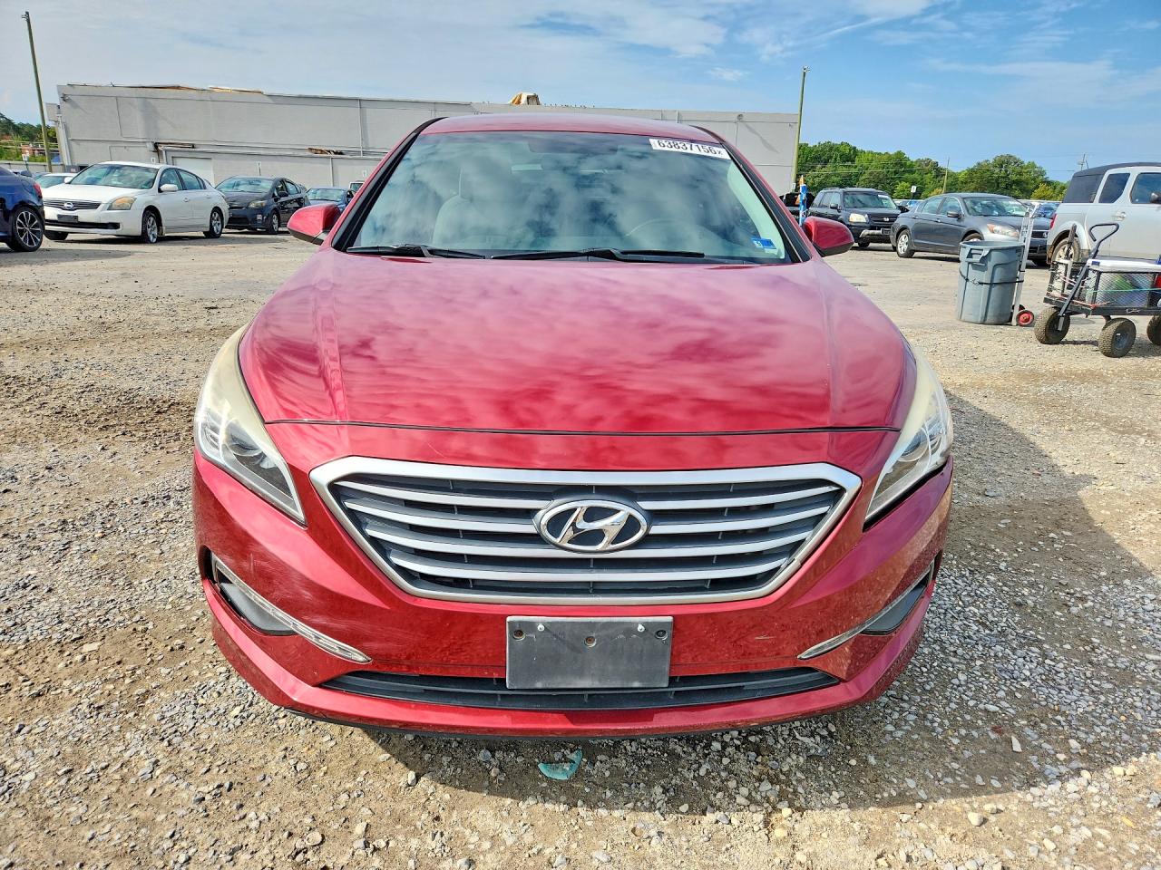 2015 Hyundai Sonata Se Red vin: 5NPE24AF0FH042500