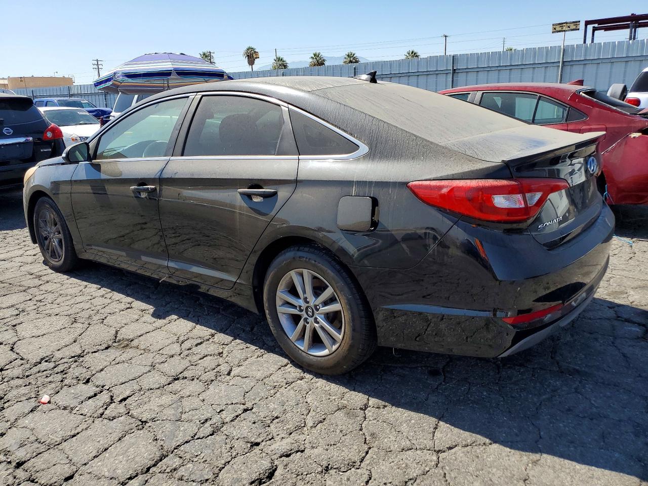 2015 Hyundai Sonata Se Black vin: 5NPE24AF0FH053688