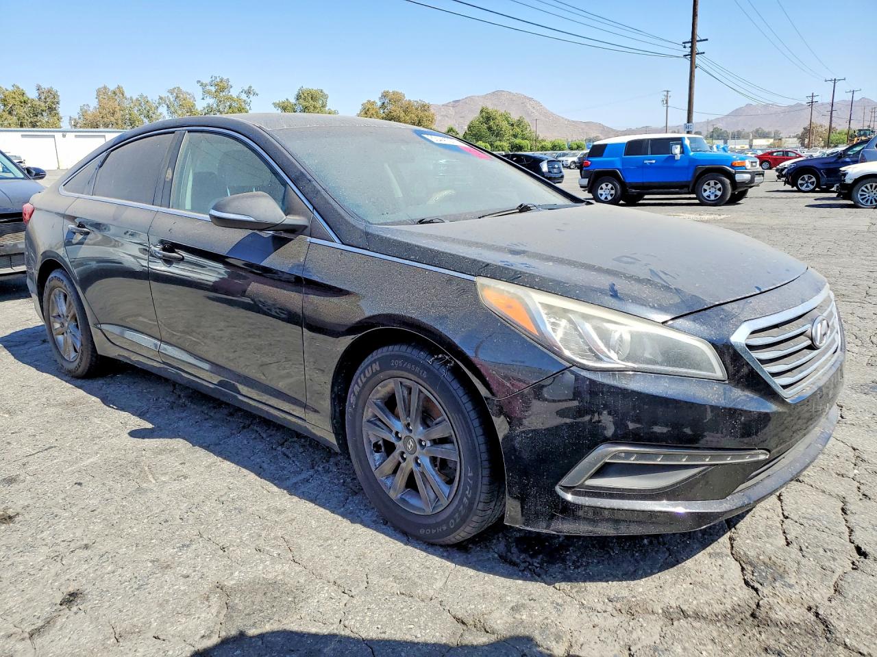2015 Hyundai Sonata Se Black vin: 5NPE24AF0FH053688