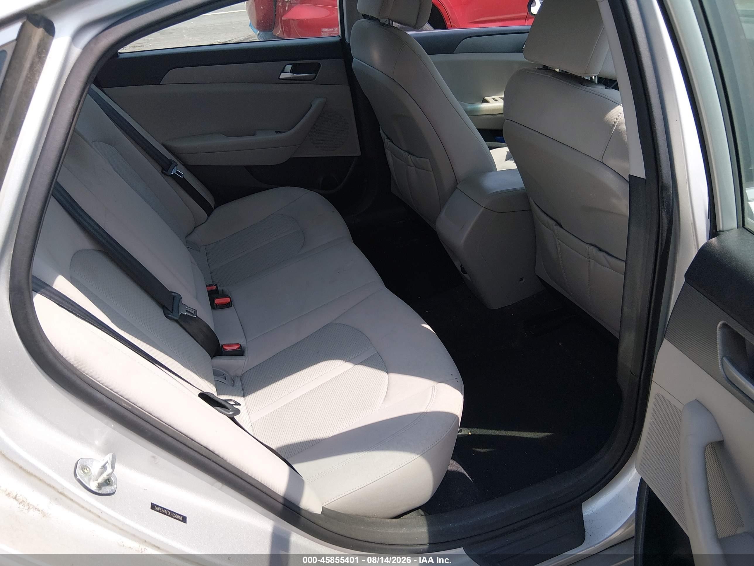2015 Hyundai Sonata Se Gray vin: 5NPE24AF0FH058048