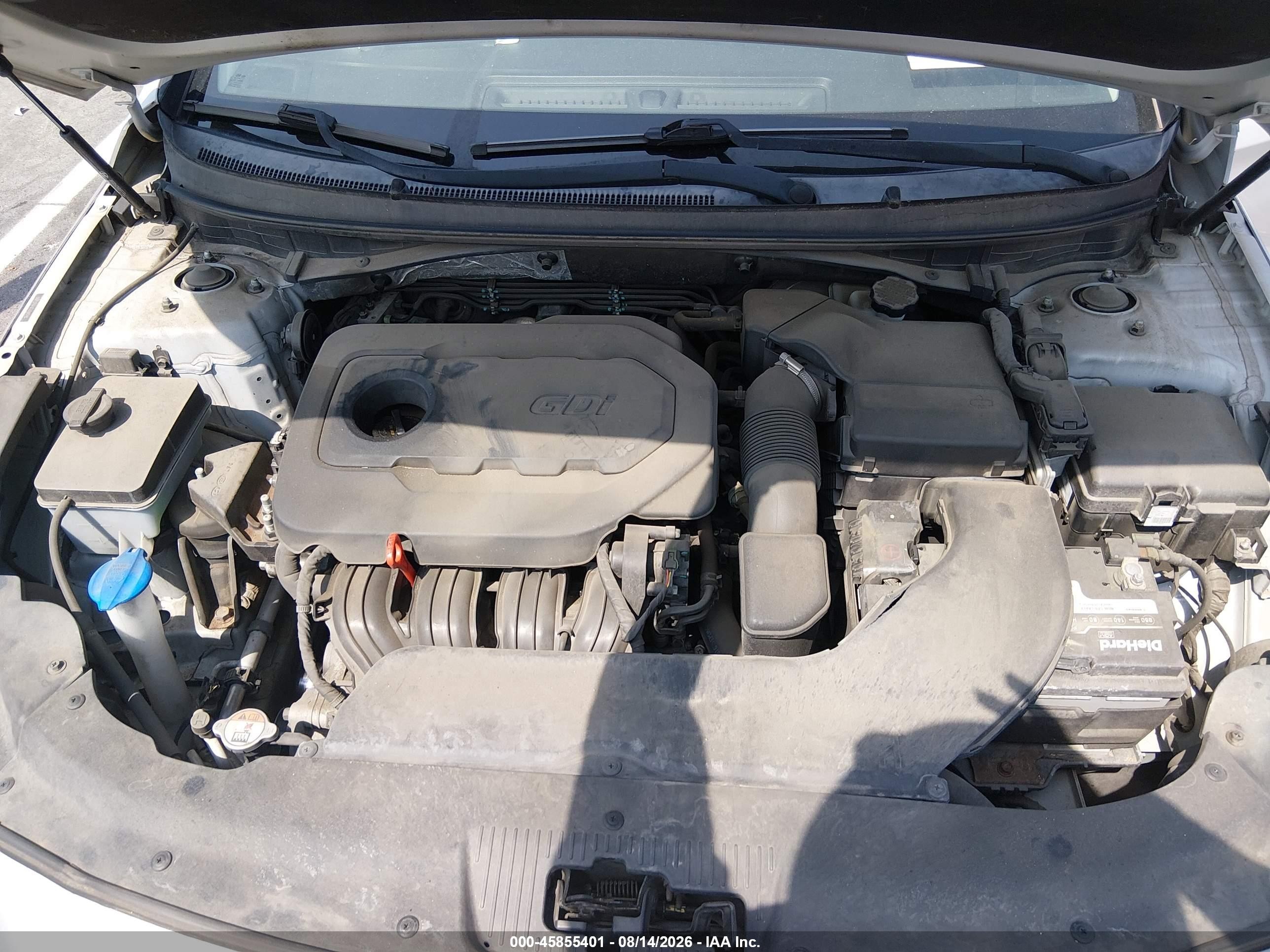 2015 Hyundai Sonata Se Gray vin: 5NPE24AF0FH058048