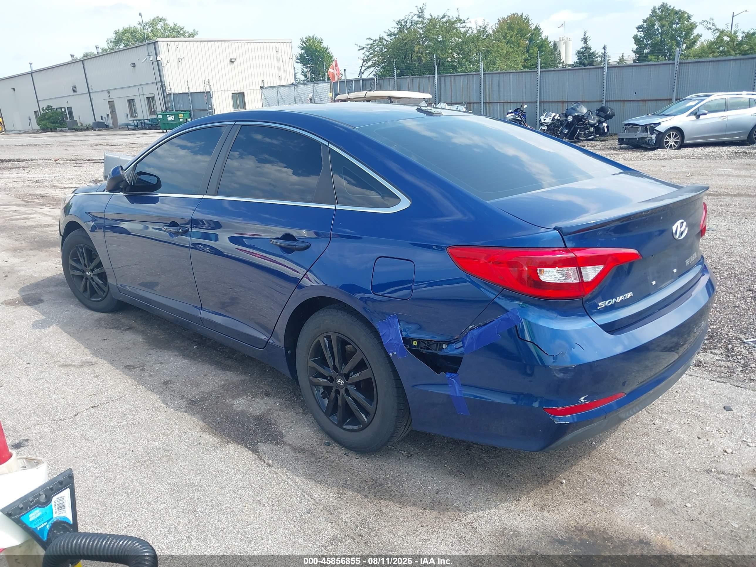 2015 Hyundai Sonata Se Blue vin: 5NPE24AF0FH066070